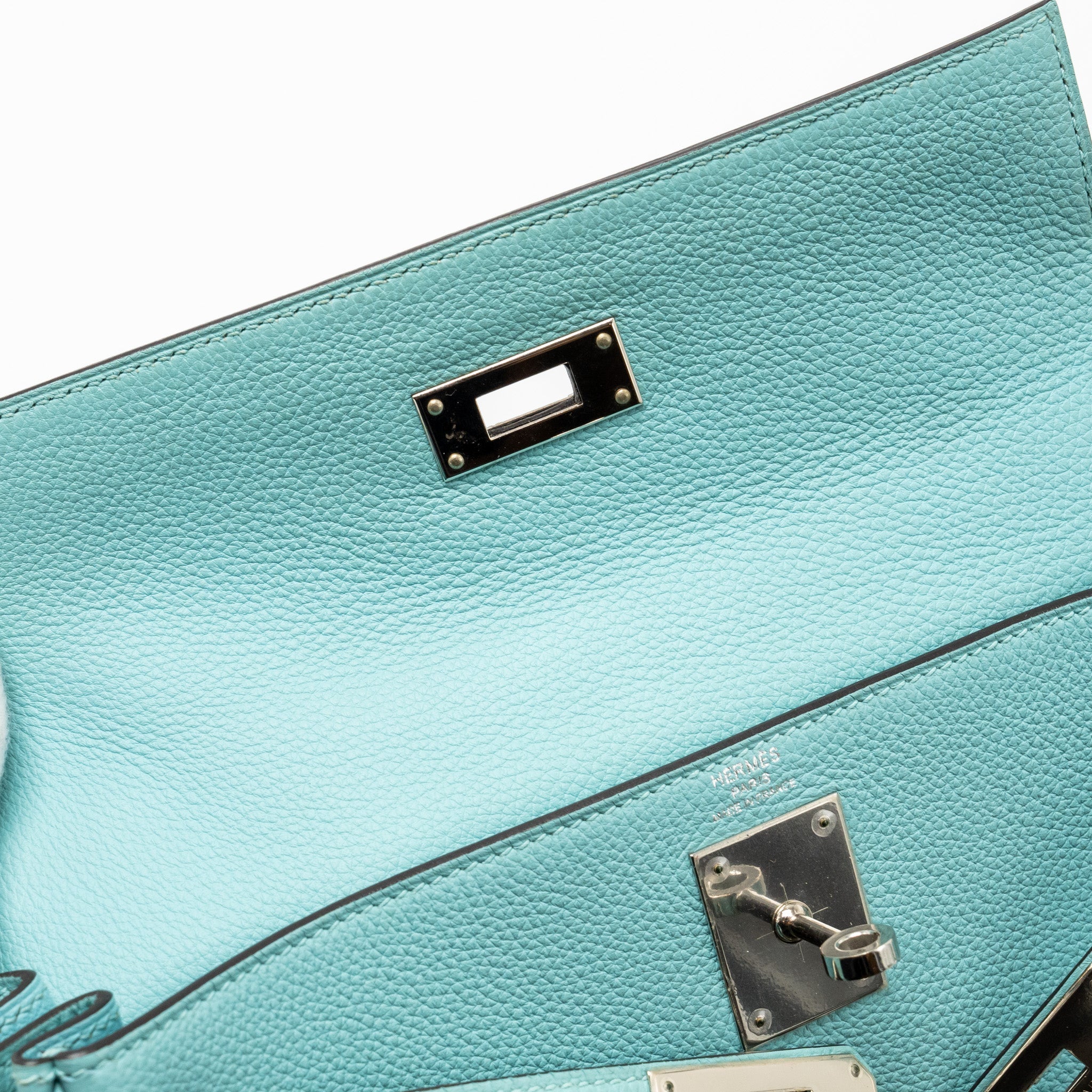 HERMES KELLY 28 TOGO BLUE ATOLL SHW