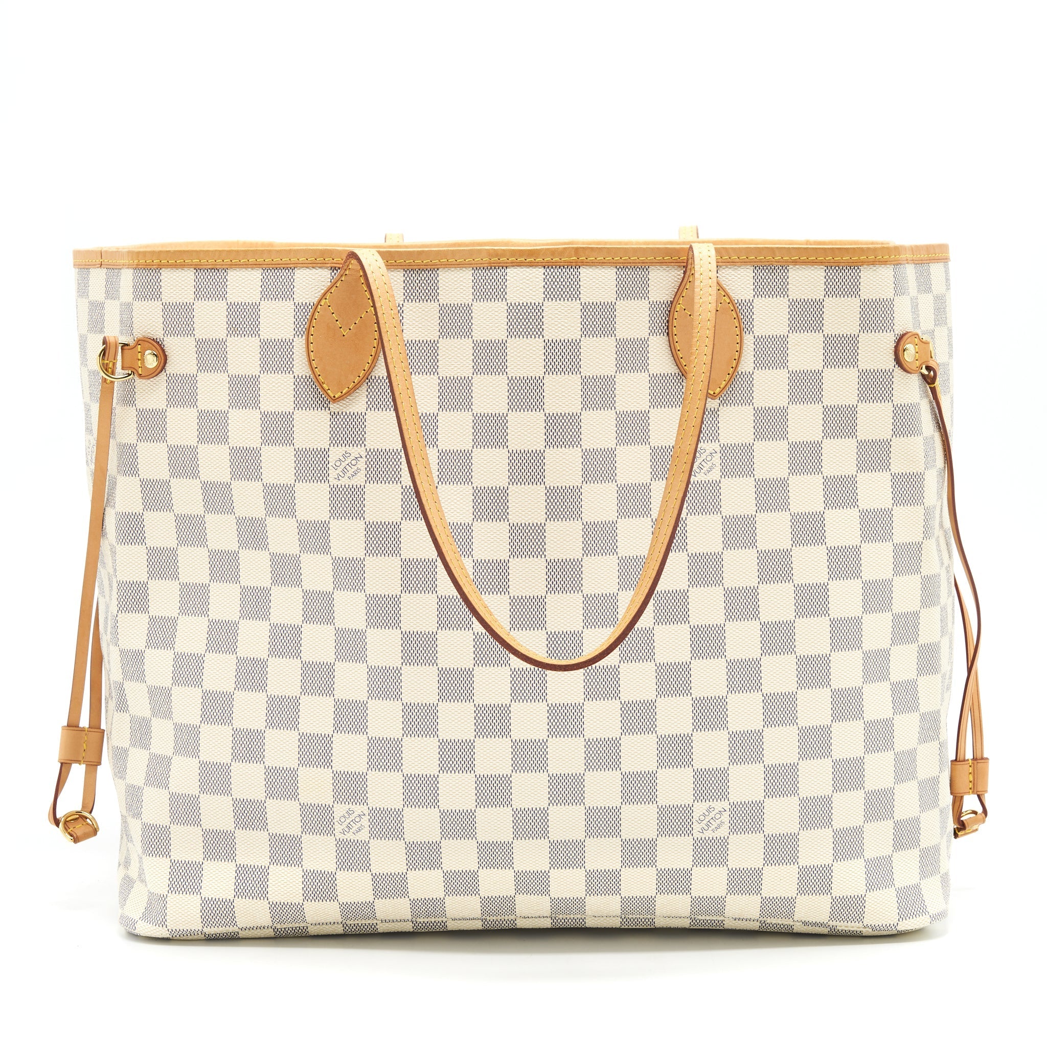 LOUIS VUITTON NEVERFULL GM DAMIER AZUR CANVAS