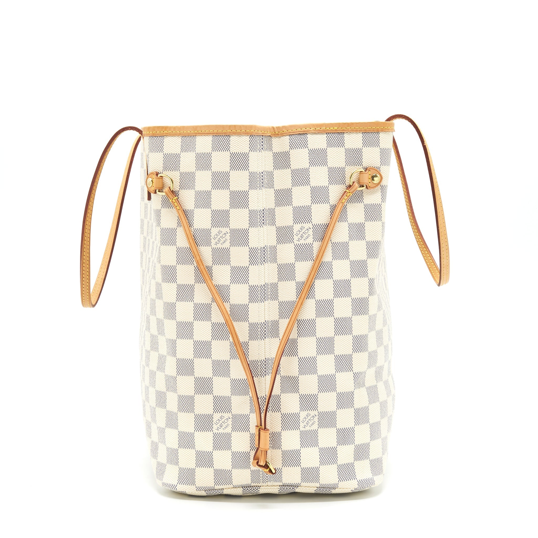 LOUIS VUITTON NEVERFULL GM DAMIER AZUR CANVAS