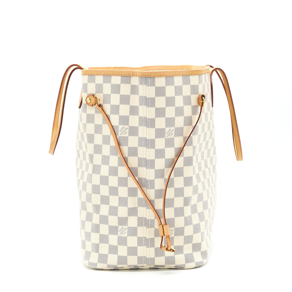 LOUIS VUITTON NEVERFULL GM DAMIER AZUR CANVAS