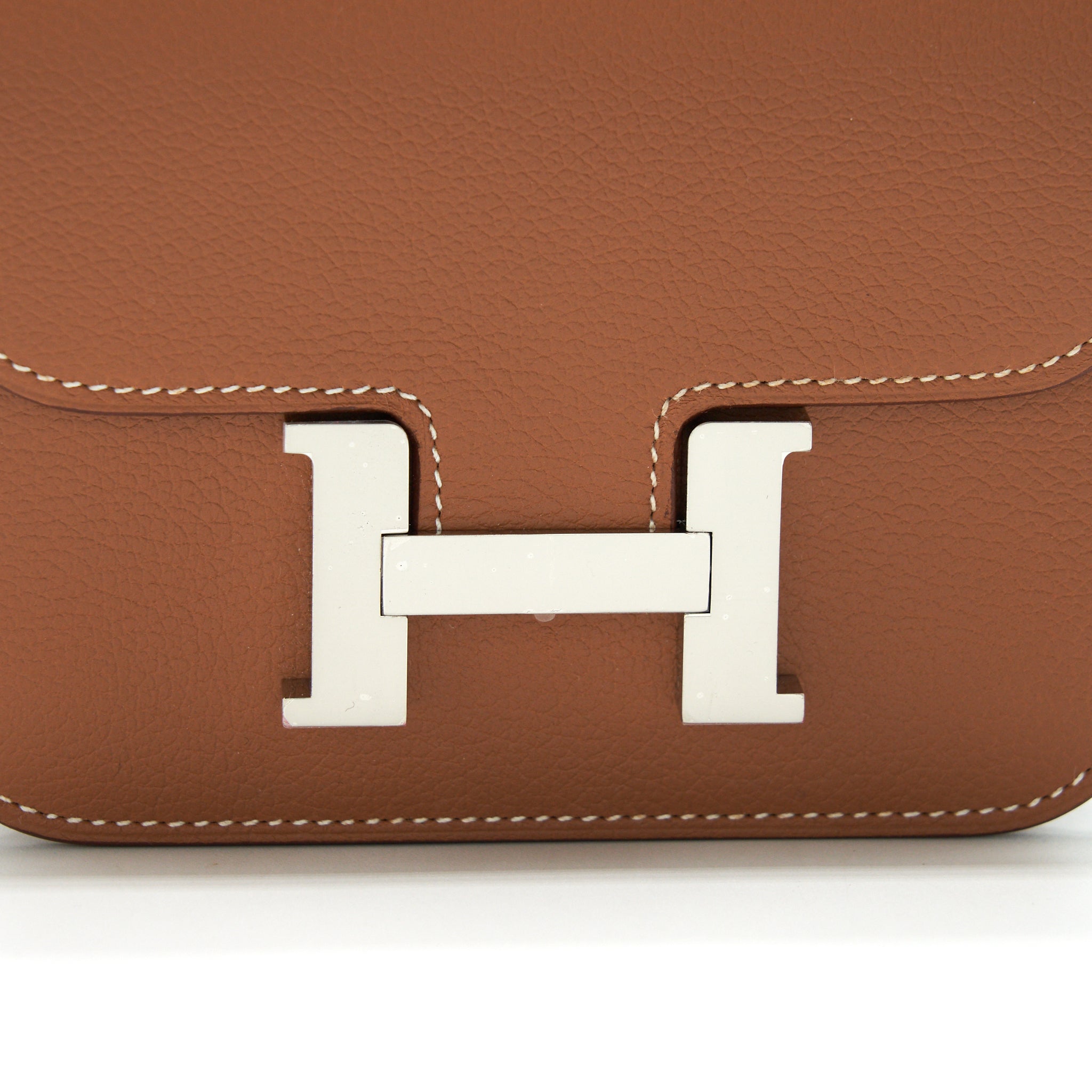 HERMES CONSTANCE SLIM EVERCOLOUR GOLD WITH SHW