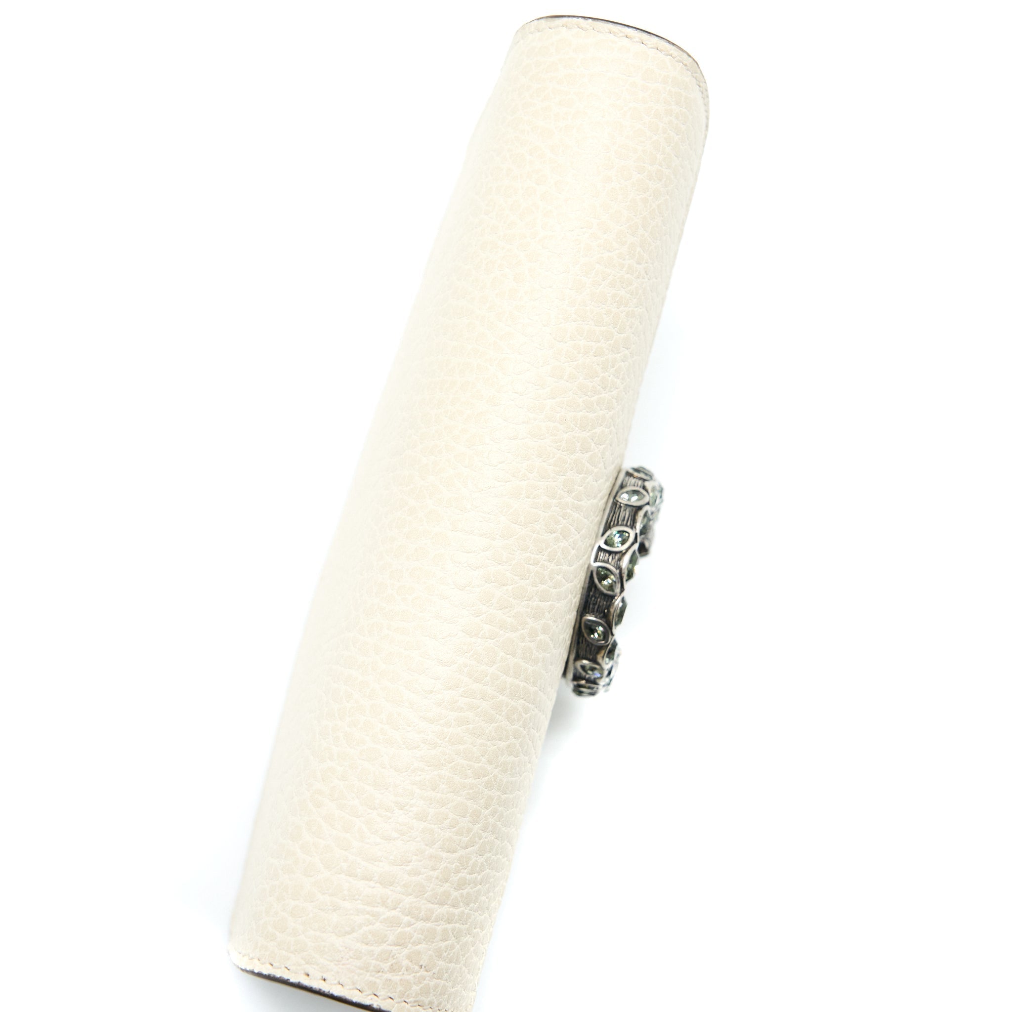 GUCCI SUPER MINI DIONYSUS CALFSKIN WHITE RUTHENIUM HARDWARE
