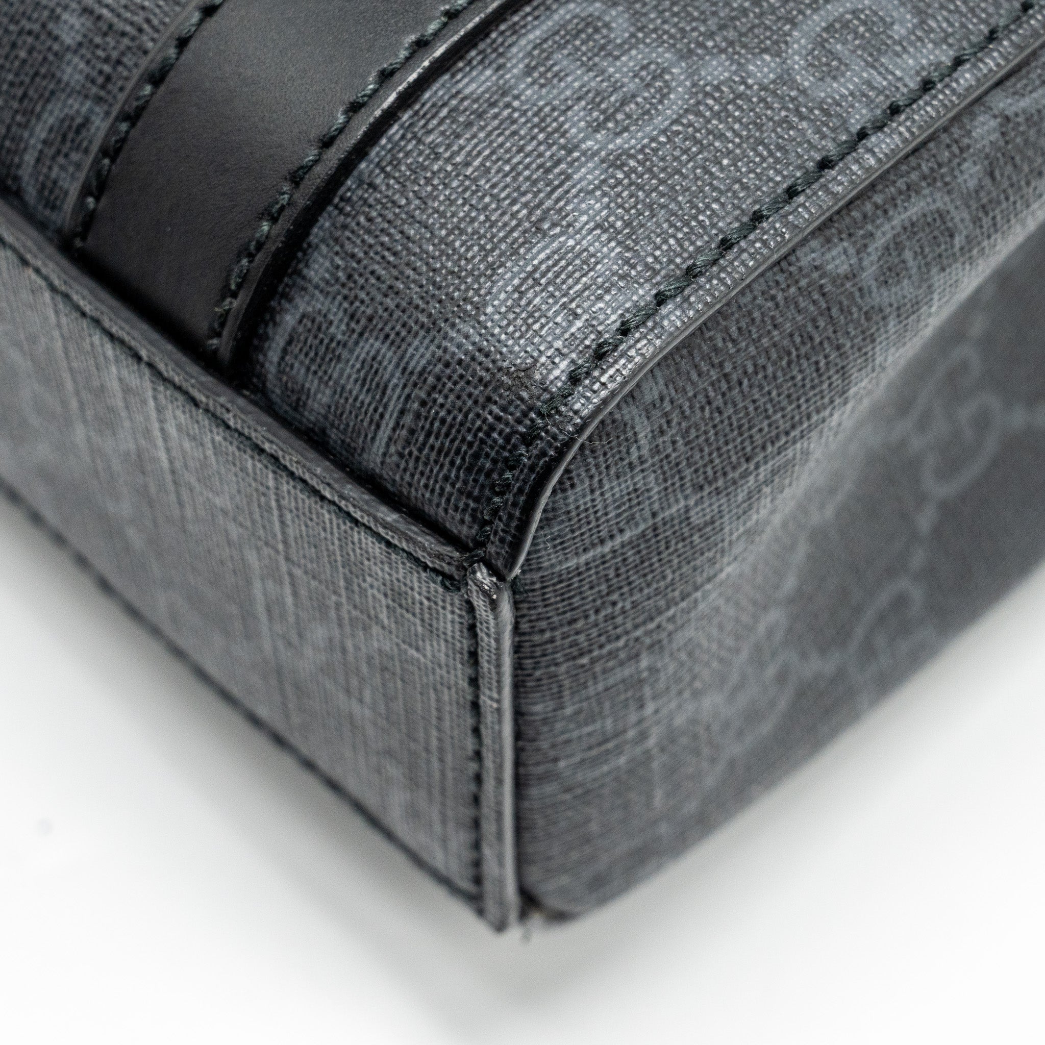GUCCI OPHIDIA MINI TOTE BAG GG SUPREME BLACK SHW