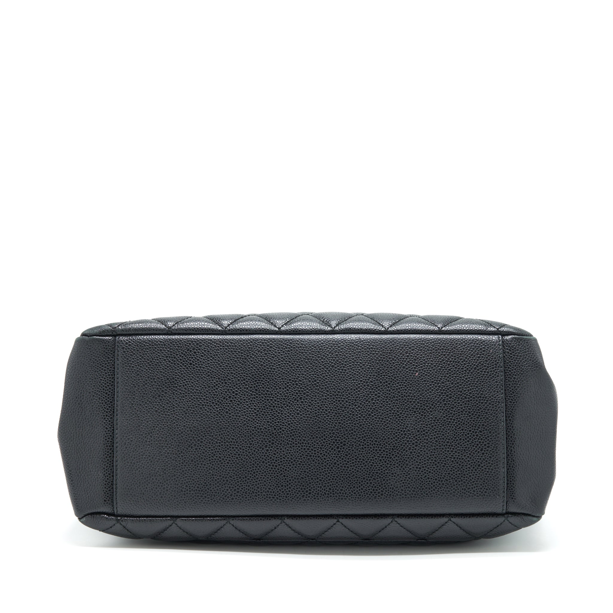 CHANEL GRAND SHOPPING TOTE GST CAVIAR BLACK SHW
