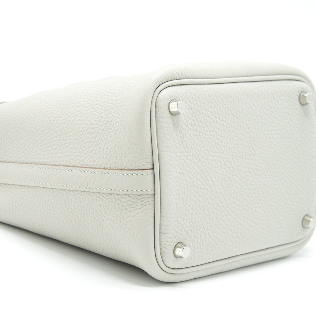 HERMES PICOTIN 18 LOCK BAG CLEMENCE 80 GRIS PERLE SHW