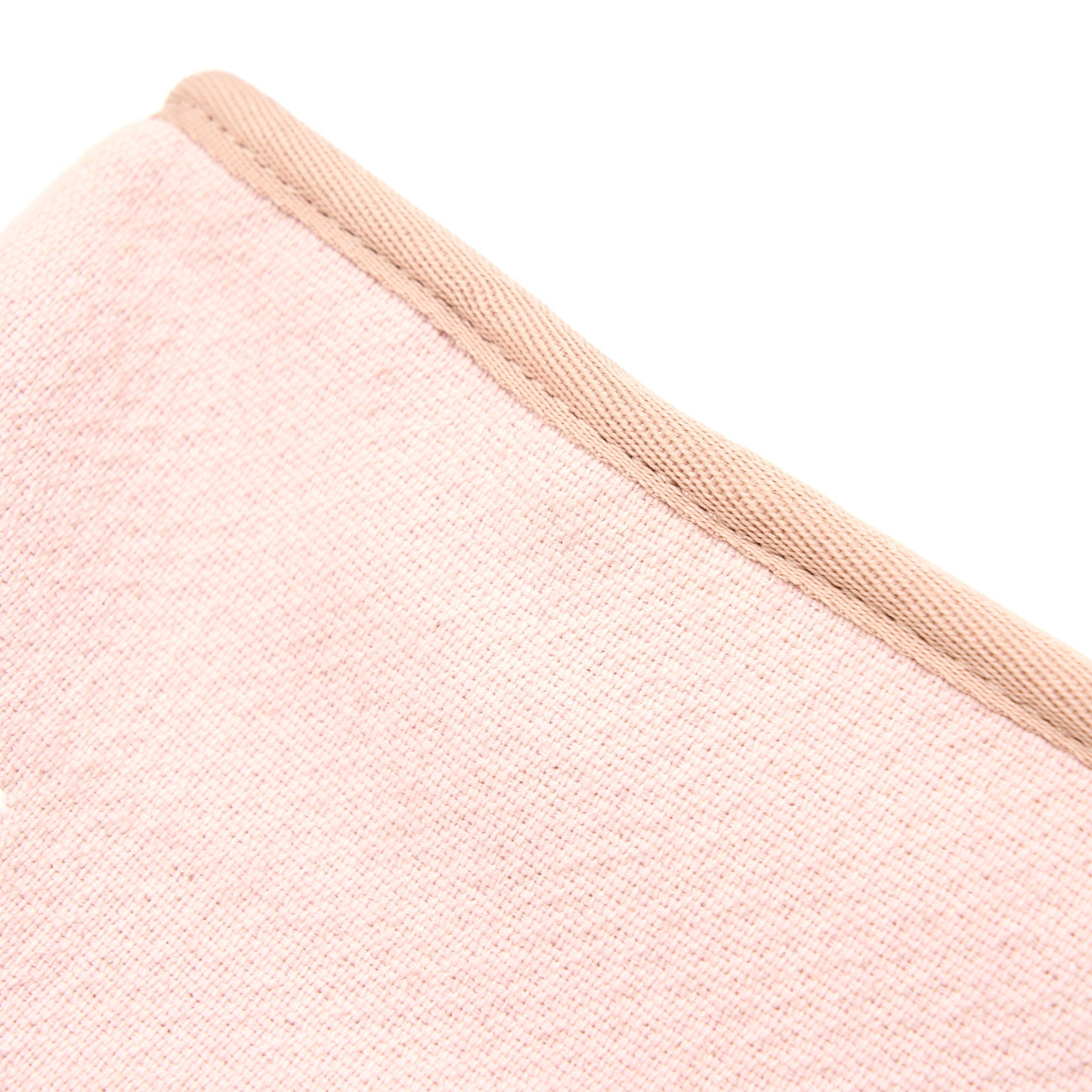 CHANEL DEAUVILLE BOWLING BAG CANVAS/LEATHER LIGHT PINK SHW