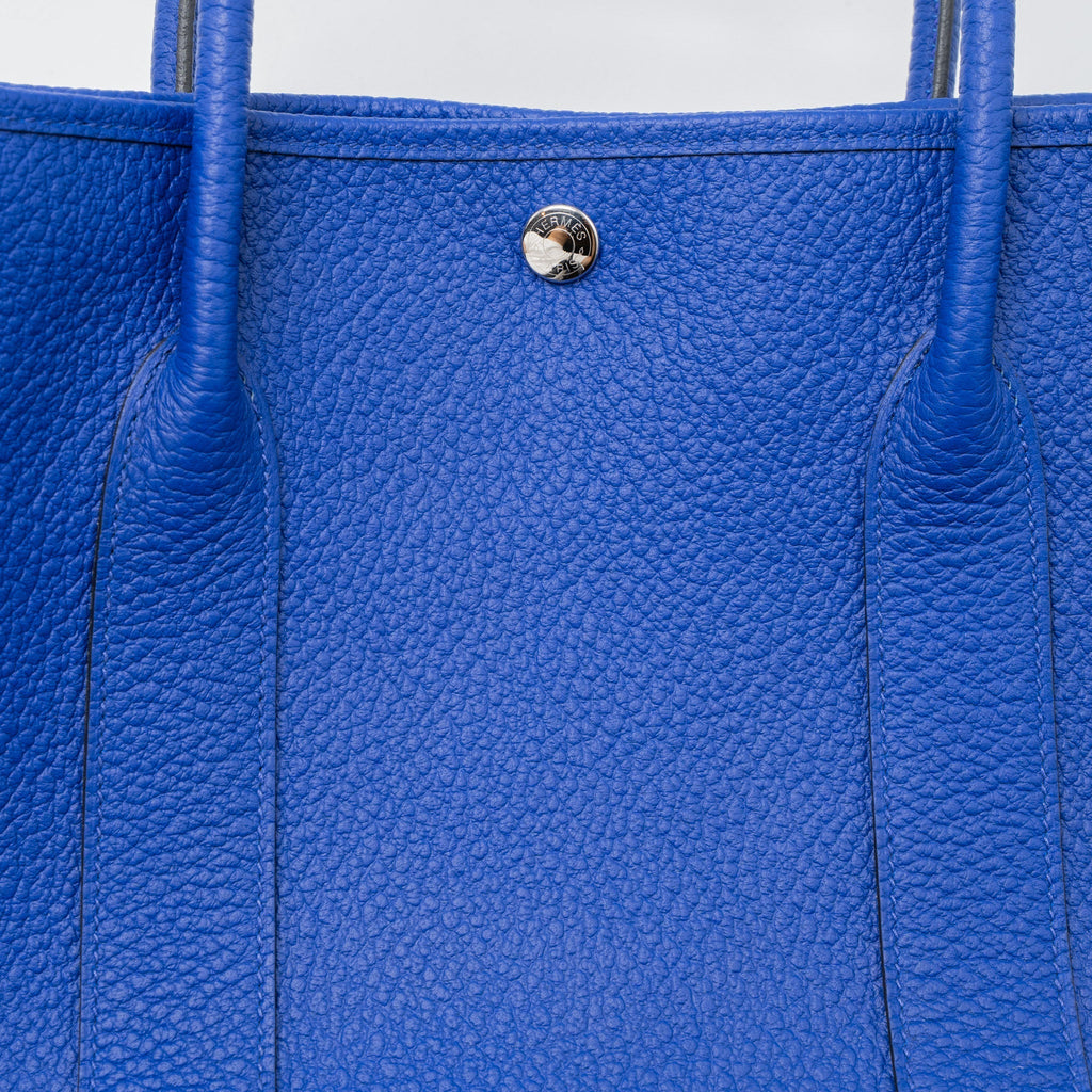 HERMES GARDEN PARTY 36 NEGONDA BLUE ELECTRIC SHW