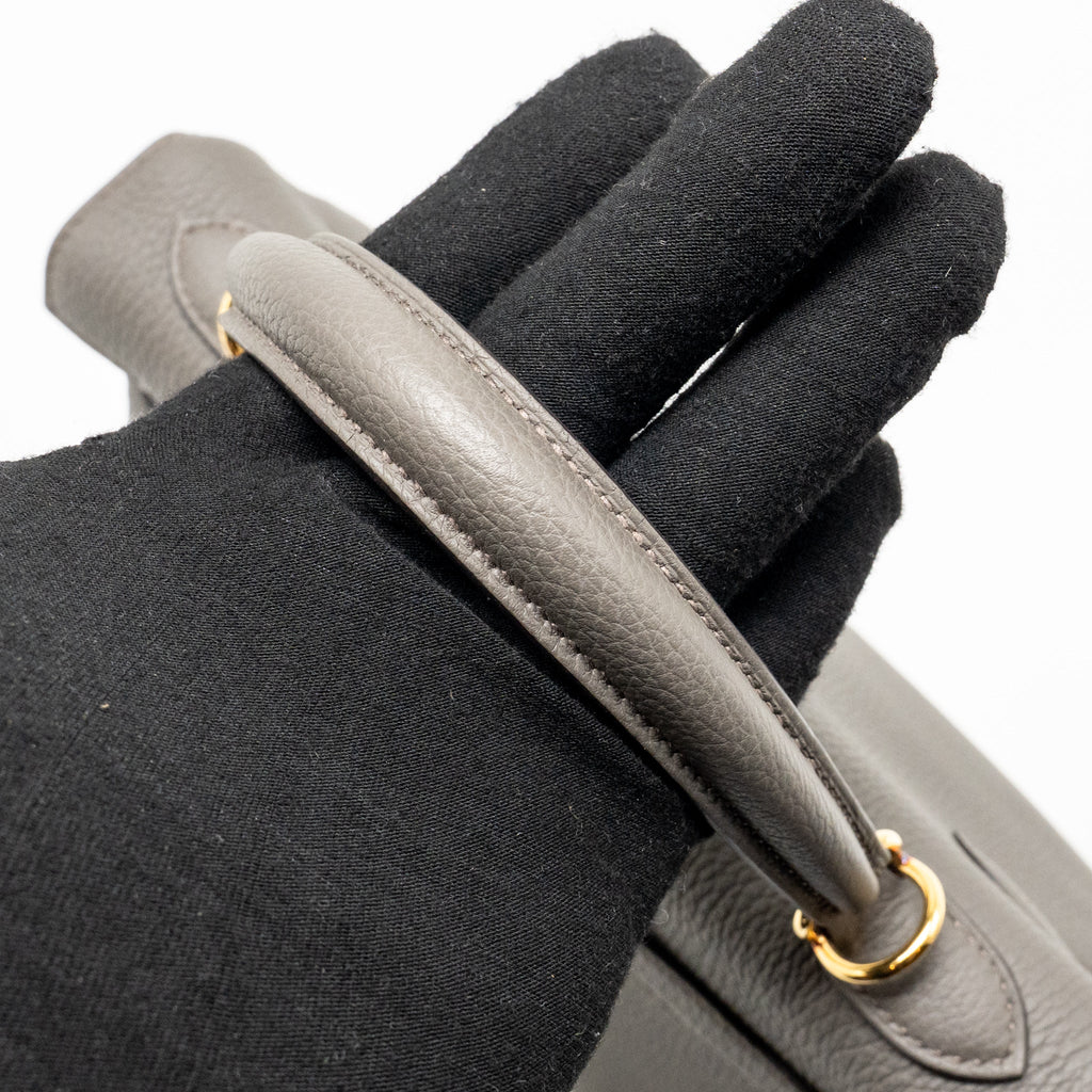 HERMES KELLY 25 TOGO GRIS ETAIN GHW
