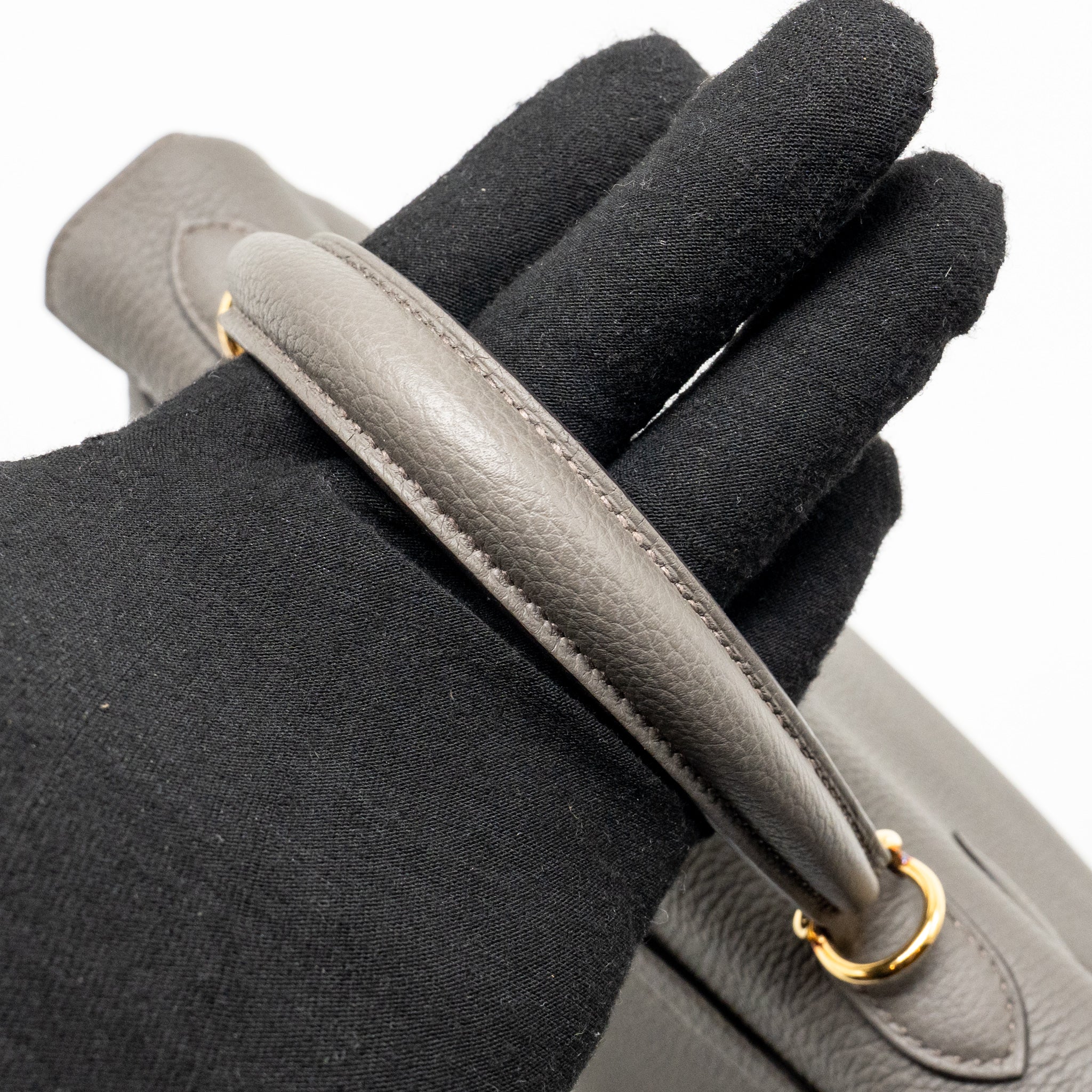 HERMES KELLY 25 TOGO GRIS ETAIN GHW