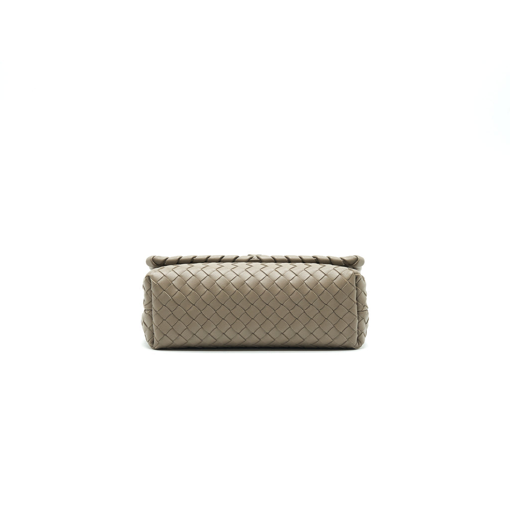 BOTTEGA VENETA BABY OLYMPIA BAG GREY GHW