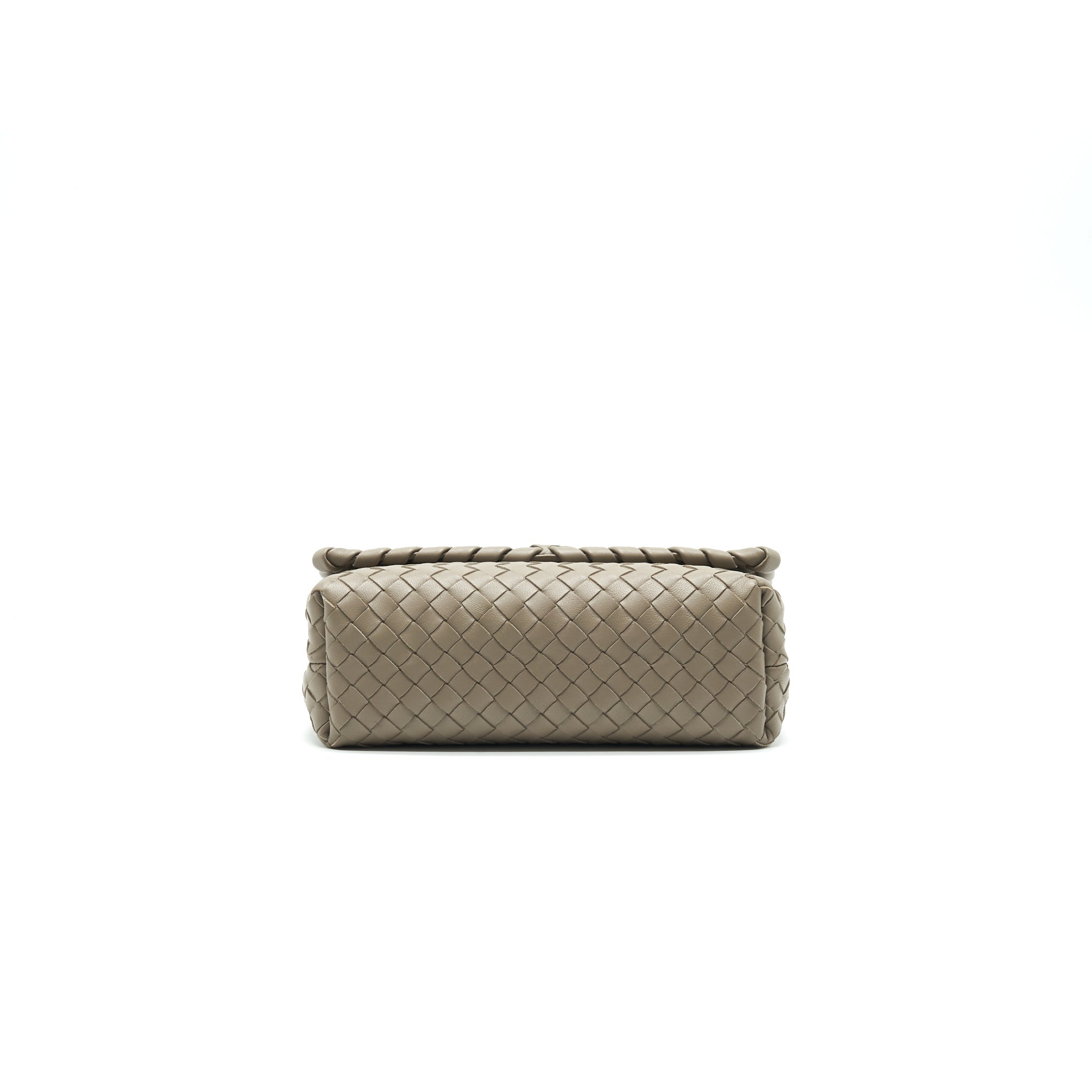 BOTTEGA VENETA BABY OLYMPIA BAG GREY GHW