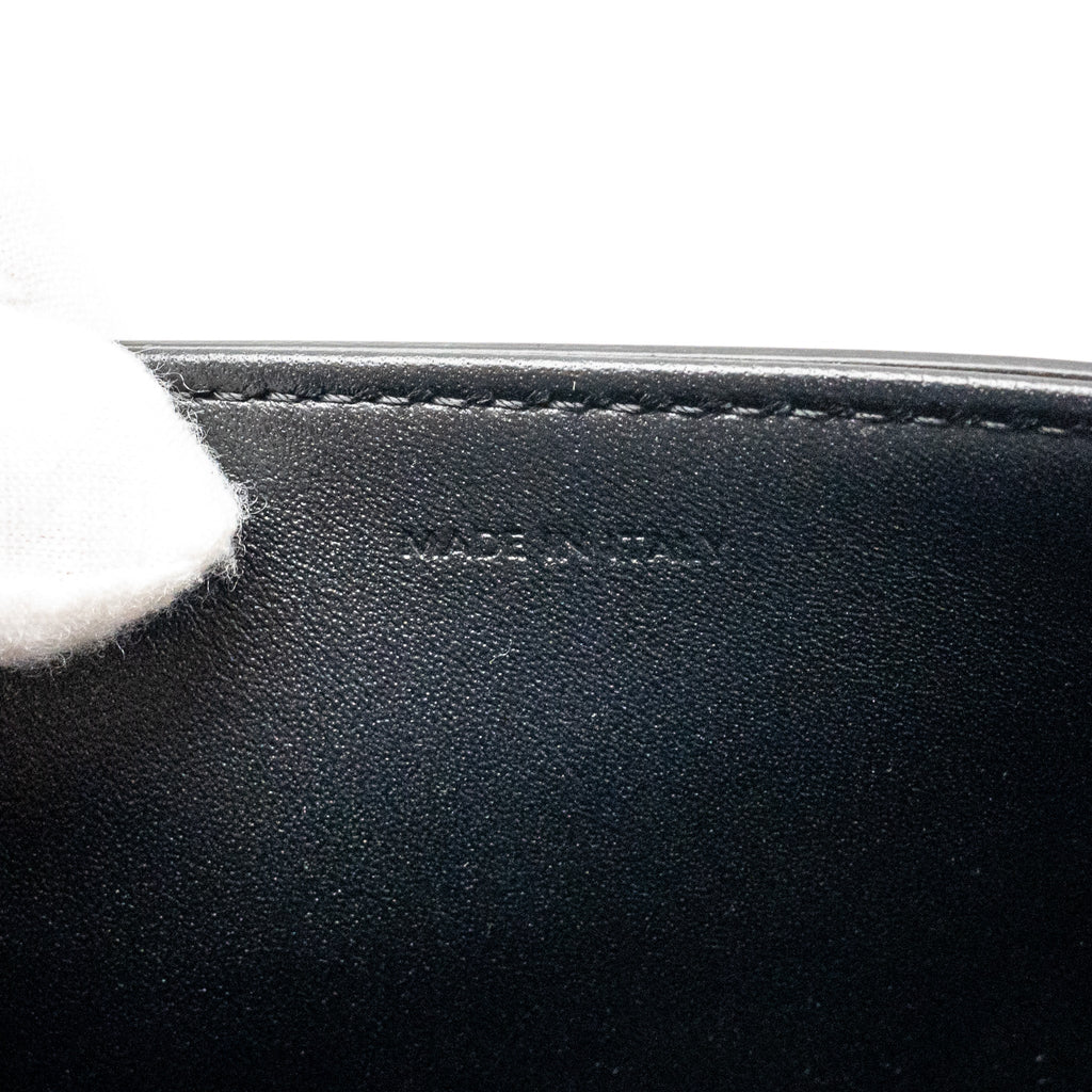 CELINE TRIOMPHE SHOULDER BAG CALFSKIN BLACK GHW