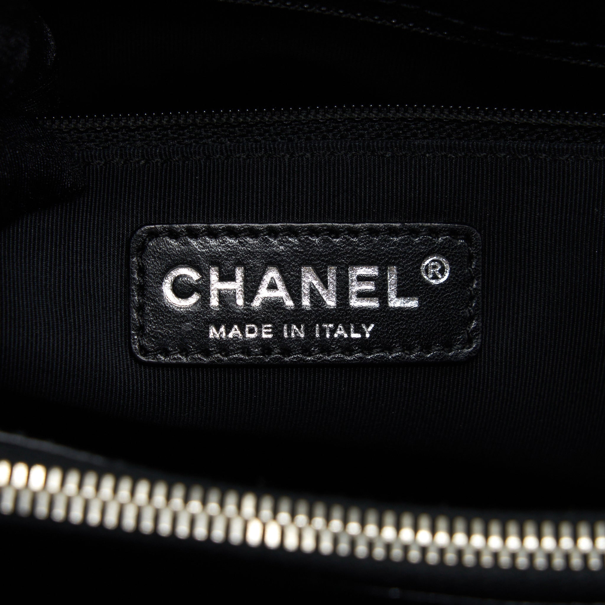CHANEL GRAND SHOPPING TOTE GST CAVIAR BLACK SHW