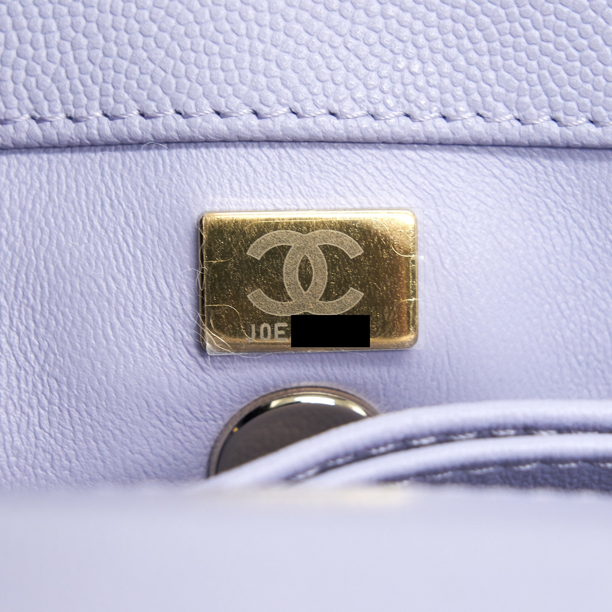 CHANEL 21K LILAC / LIGHT PURPLE COCO HANDLE SMALL (OLD MINI 24MM) LGHW