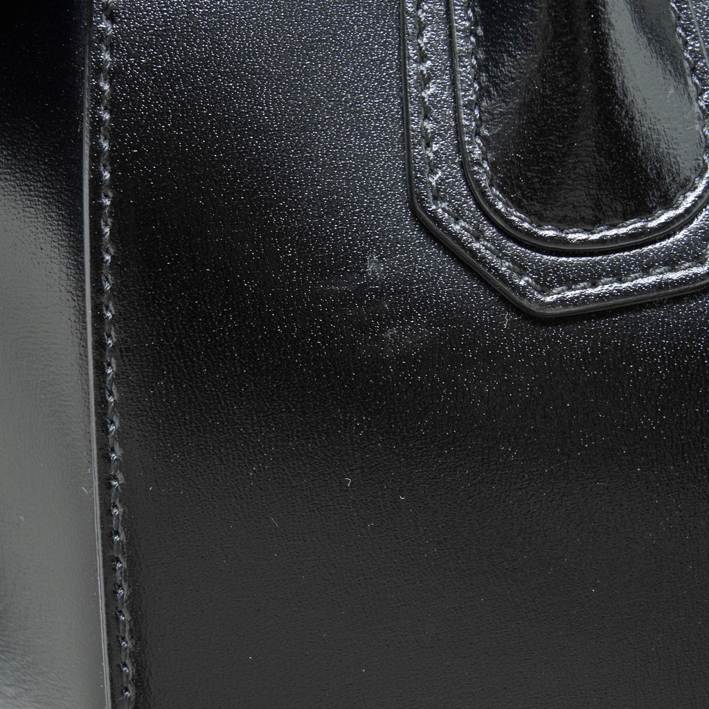 GIVENCHY SMALL ANTIGONA TOTE BAG BOX CALFSKIN BLACK SHW