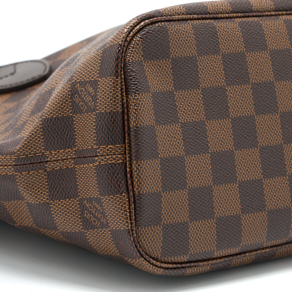 LOUIS VUITTON NEVERFULL PM DAMIER EBENE CANVAS GHW