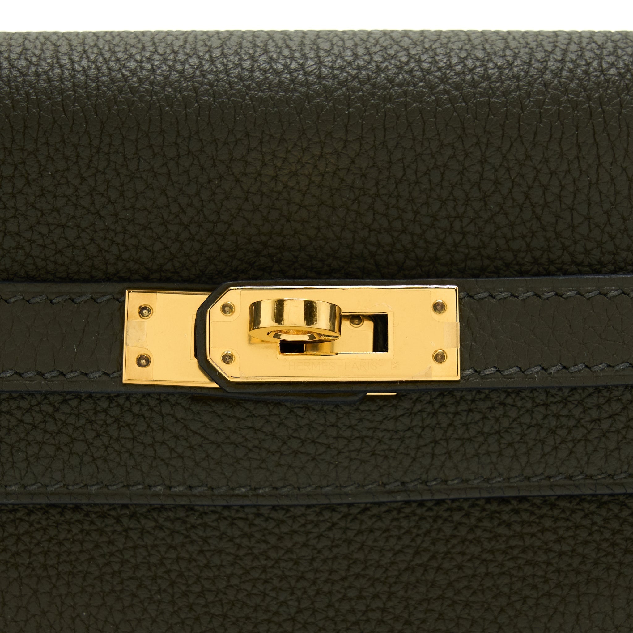 HERMES KELLY 25 TOGO C6 VERT DE GRIS GHW