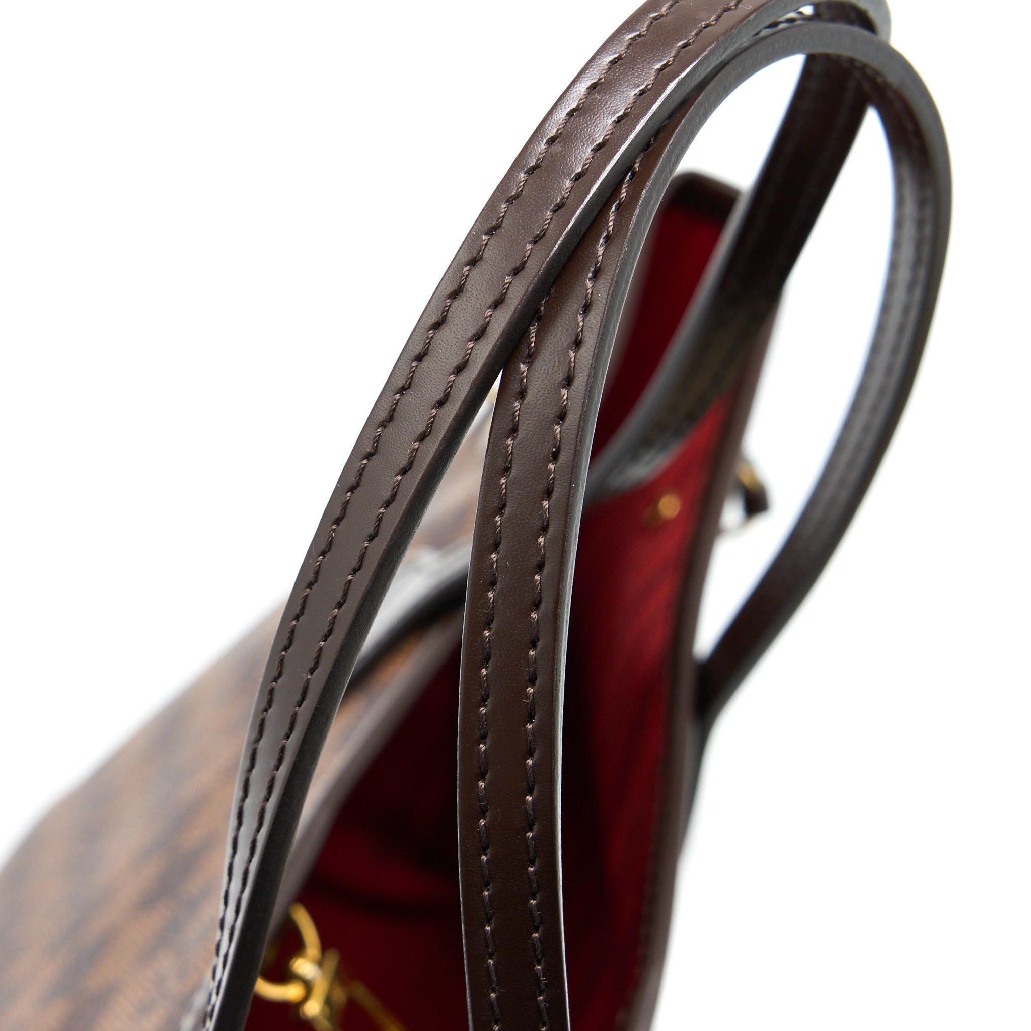 LOUIS VUITTON NEVERFULL PM DAMIER EBENE CANVAS GHW