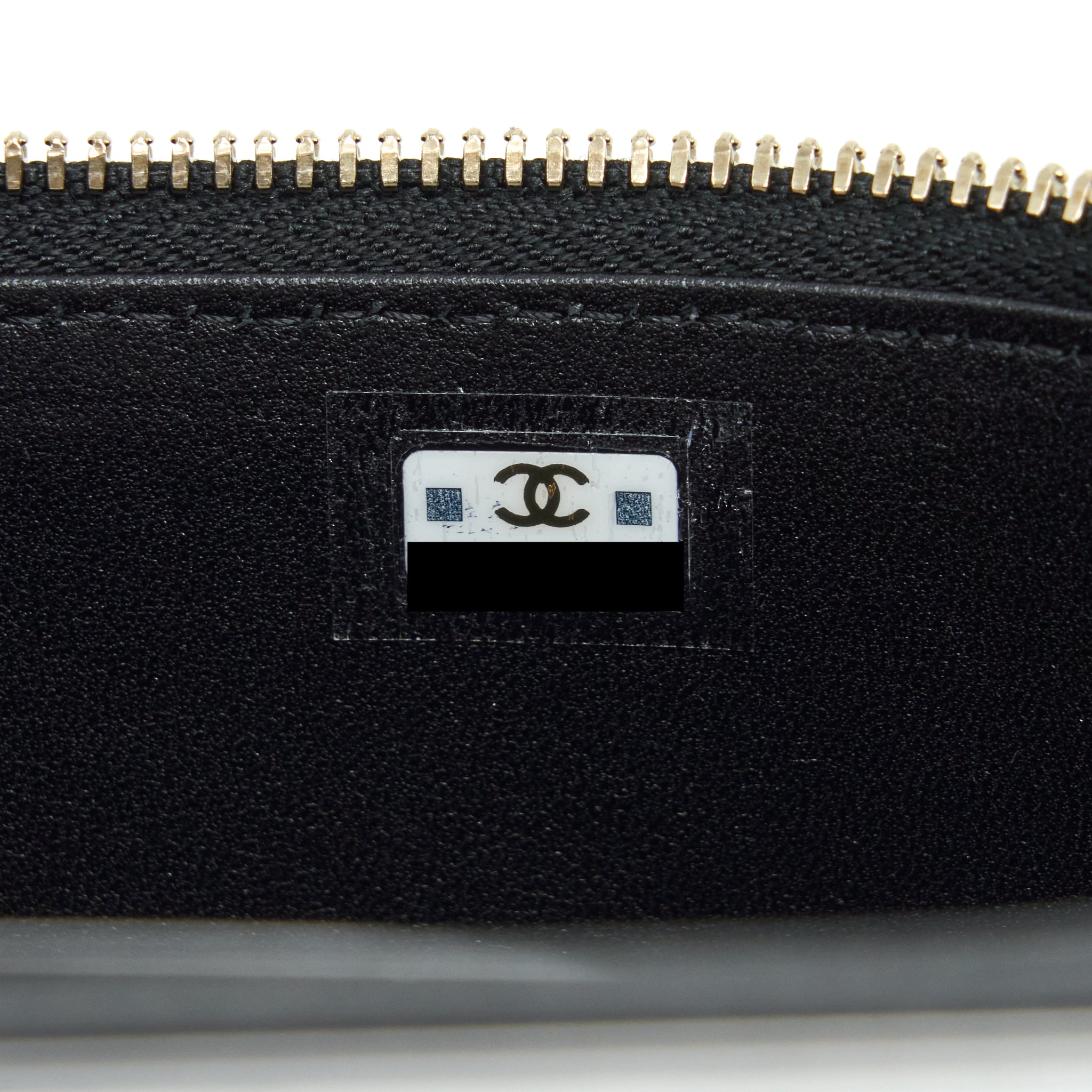 CHANEL 22A TOP HANDLE LONG VANITY WITH CHAIN LAMBSKIN BLACK LGHW