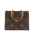 LOUIS VUITTON ON THE GO MM MONOGRAM COATED MONOGRAM REVERSE CANVAS GHW