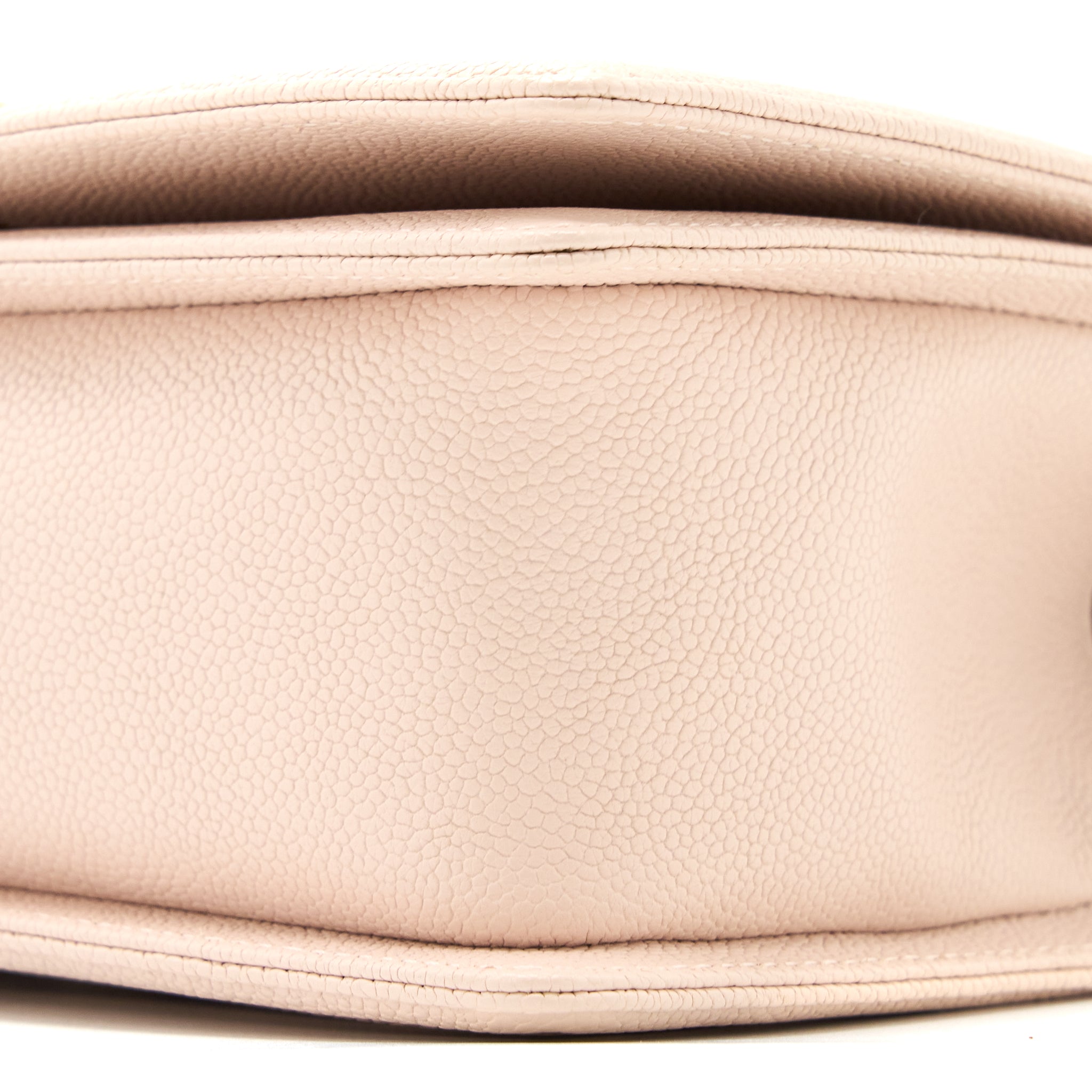 CHANEL MEDIUM BOY BAG CHEVRON CAVIAR LIGHT PINK LGHW