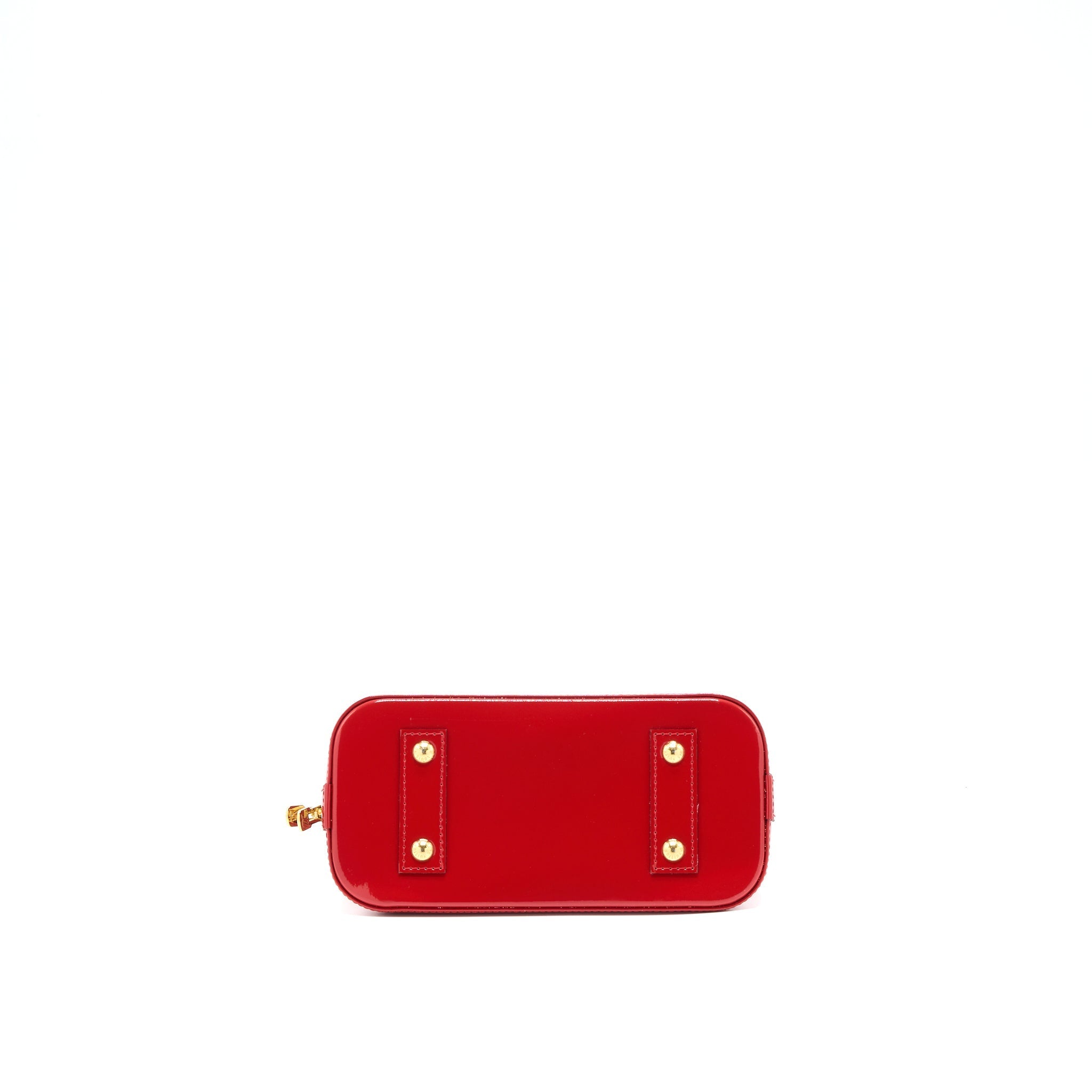 LOUIS VUITTON ALMA BB VERNIS RED GHW