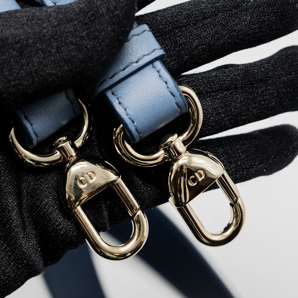 DIOR MY ABC DIOR SMALL LADY DIOR CANNAGE LAMBSKIN BLUE GRADIENT LGHW