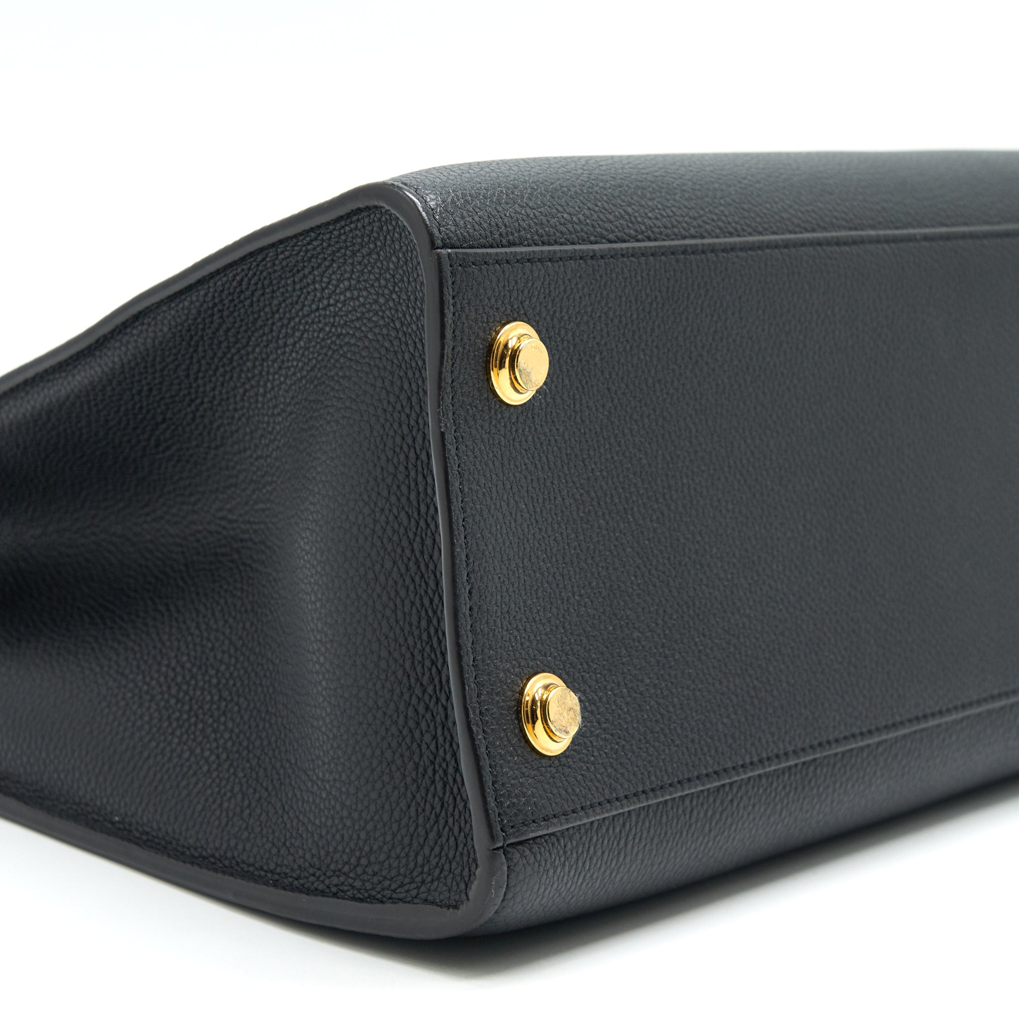 LOUIS VUITTON CITY STEAMER MM BLACK WITH AUTRES CUIRS LEATHER