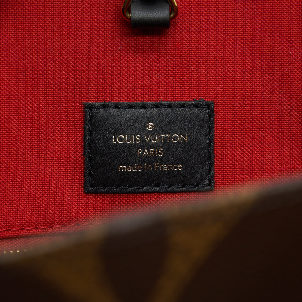 LOUIS VUITTON ON THE GO MM MONOGRAM REVERSE CANVAS GHW