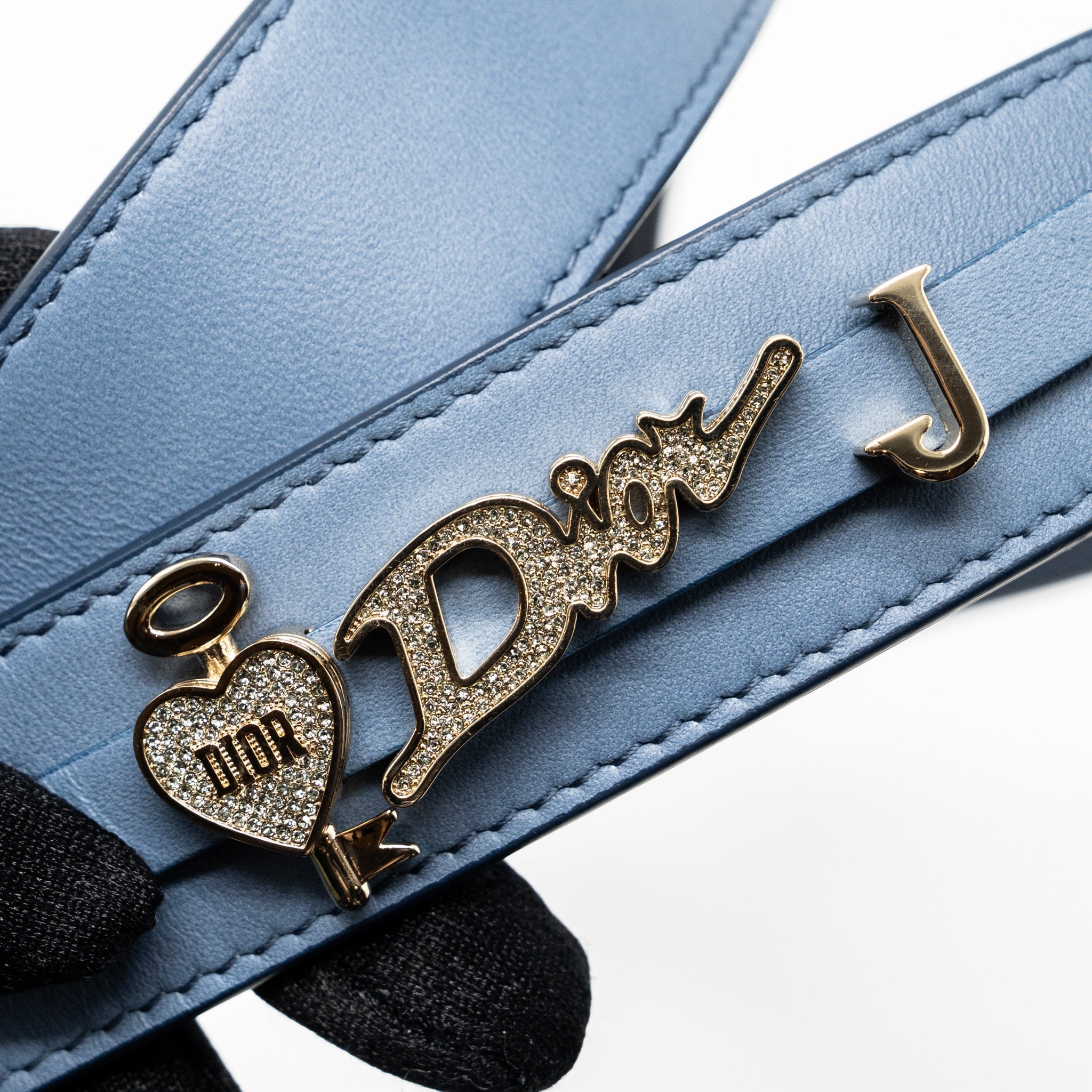 DIOR MY ABC DIOR SMALL LADY DIOR CANNAGE LAMBSKIN BLUE GRADIENT LGHW