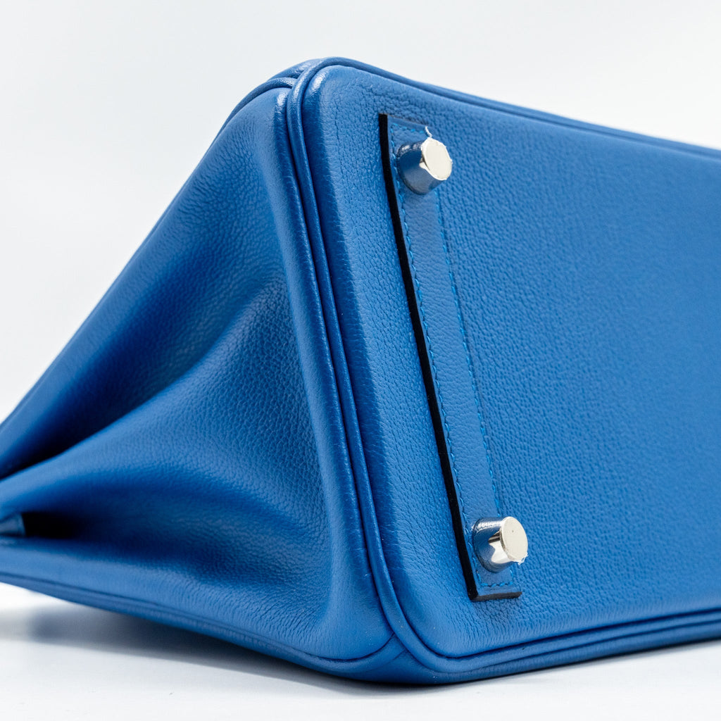 HERMES BIRKIN 25 TAURILLON NOVELLO I7 BLUE ZELLIGE SHW