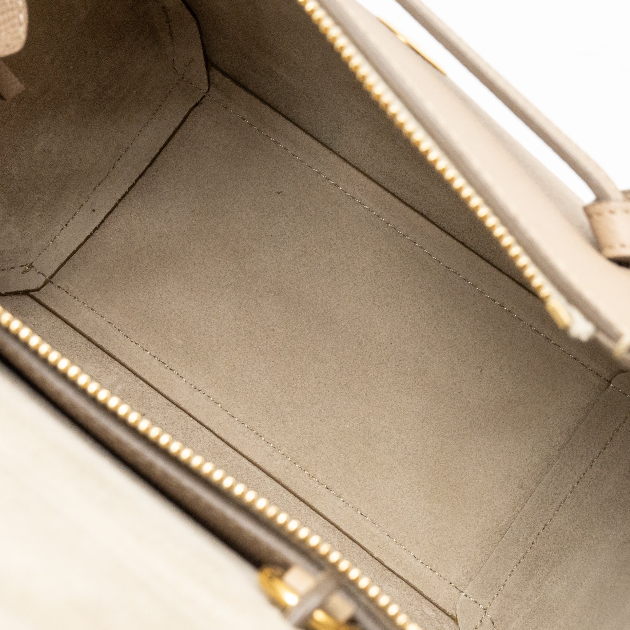 CELINE NANO BELT BAG GRAINED CALFSKIN BEIGE GHW