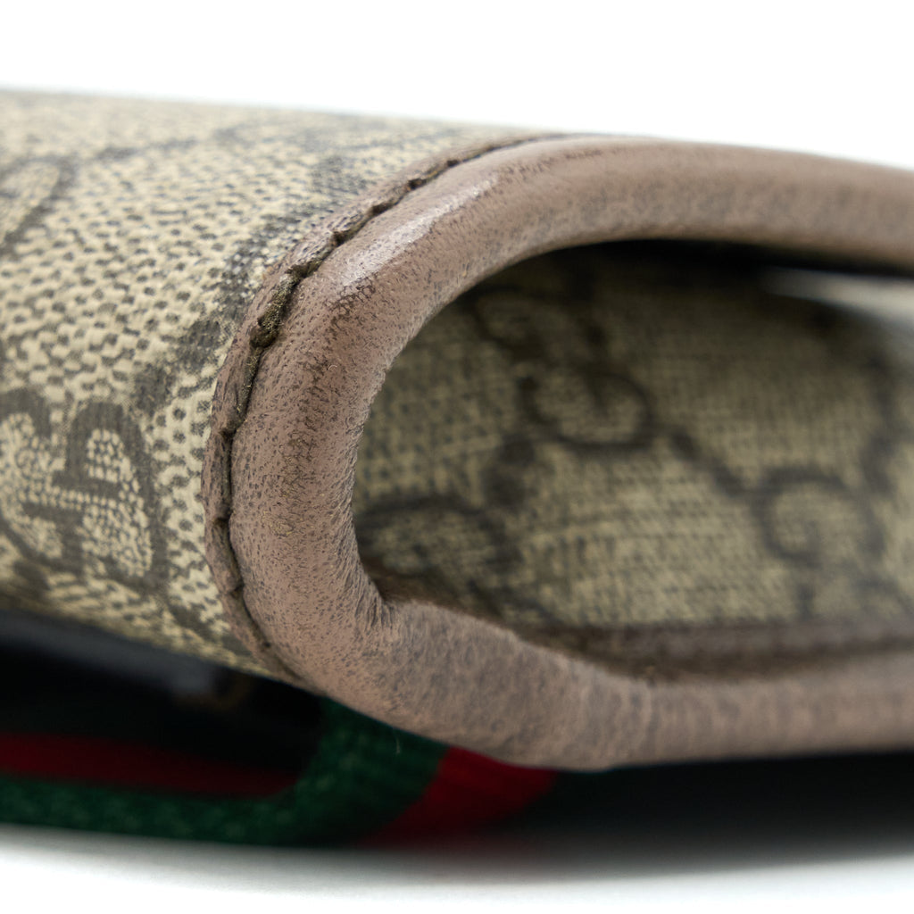 GUCCI NEO VINTAGE GG SUPREME BELT BAG CANVAS GHW