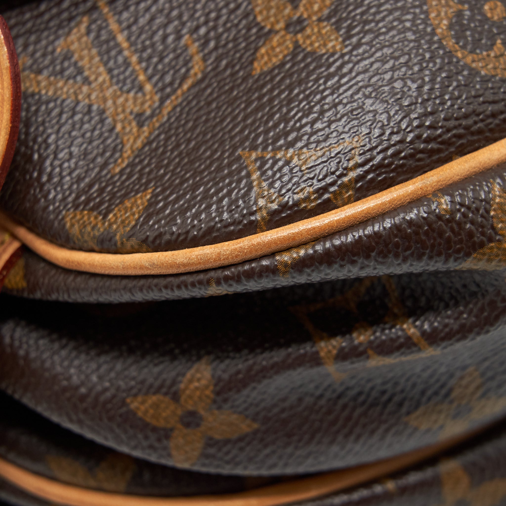 LOUIS VUITTON VINTAGE DOUBLE SIDE CROSSBODY BAG MONOGRAM CANVAS GHW