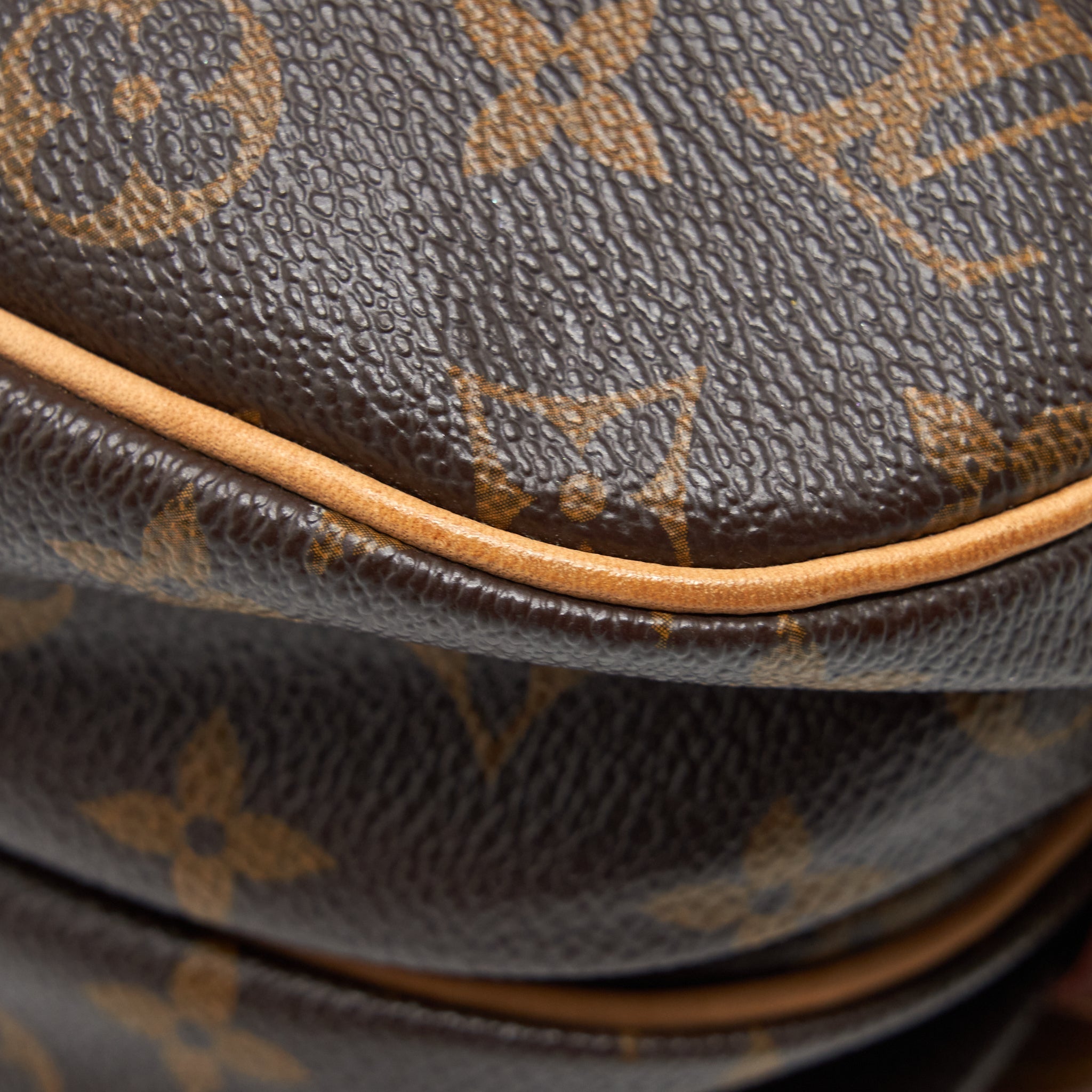 LOUIS VUITTON VINTAGE DOUBLE SIDE CROSSBODY BAG MONOGRAM CANVAS GHW