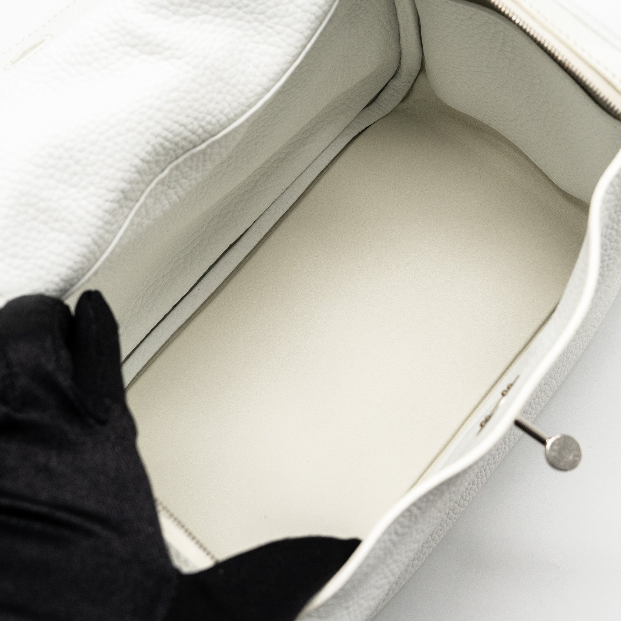 HERMES LINDY 26 CLEMENCE BLANC SHW