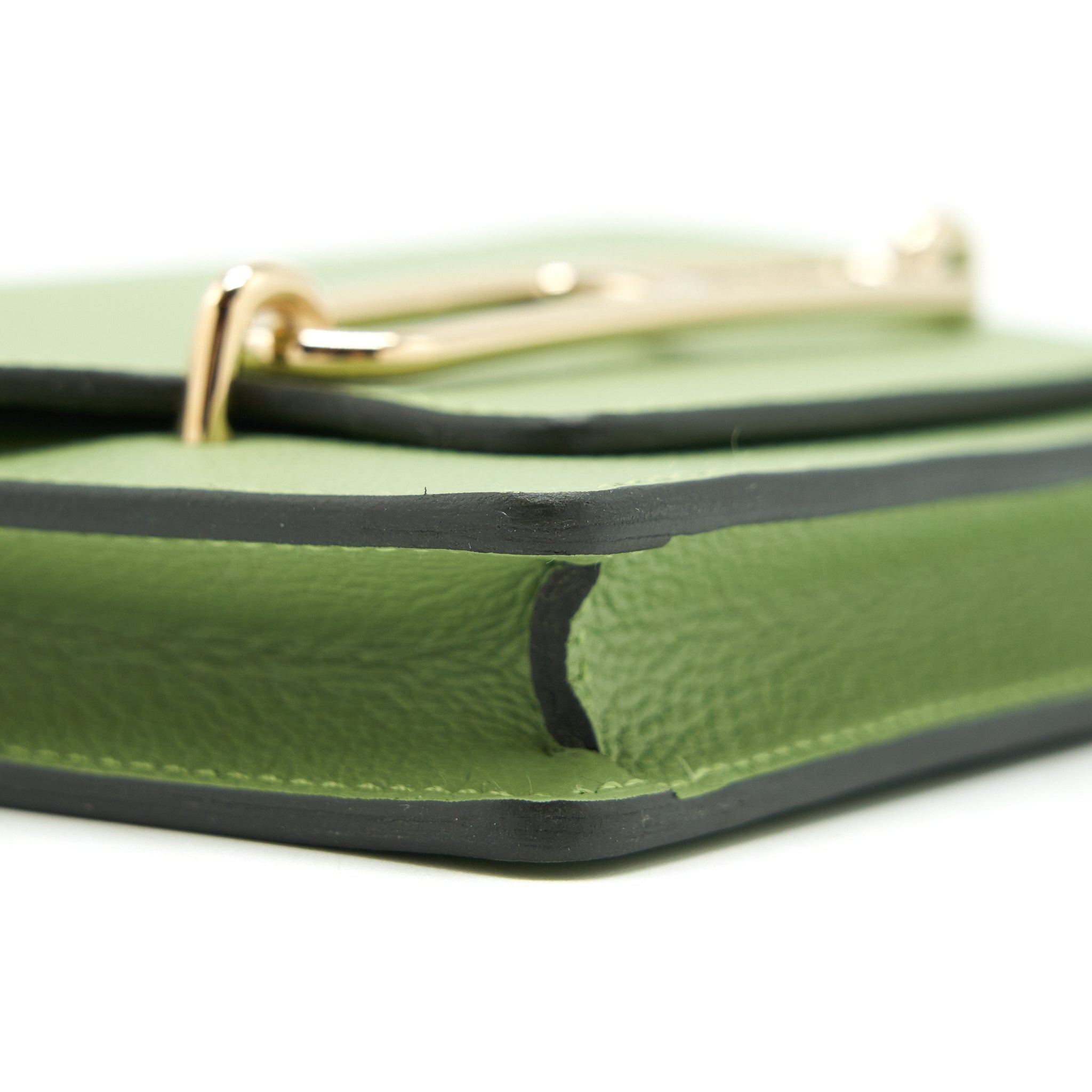 HERMES ROULIS SLIM EVERCOLOR VERT CRIQUET GHW
