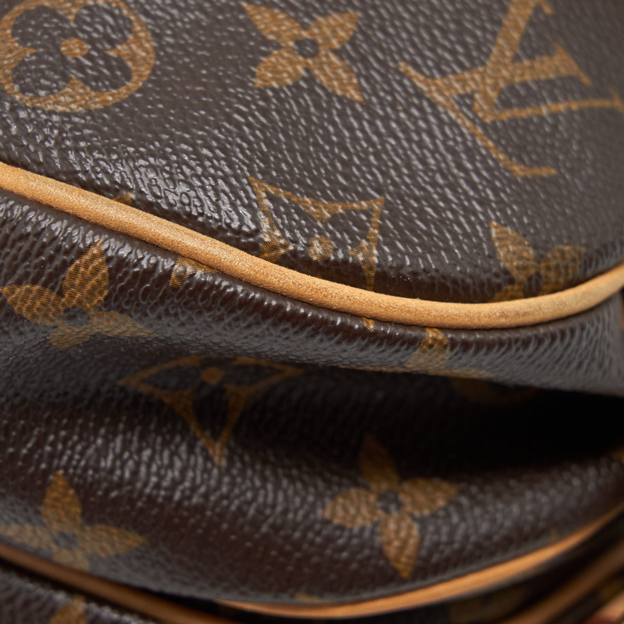 LOUIS VUITTON VINTAGE DOUBLE SIDE CROSSBODY BAG MONOGRAM CANVAS GHW
