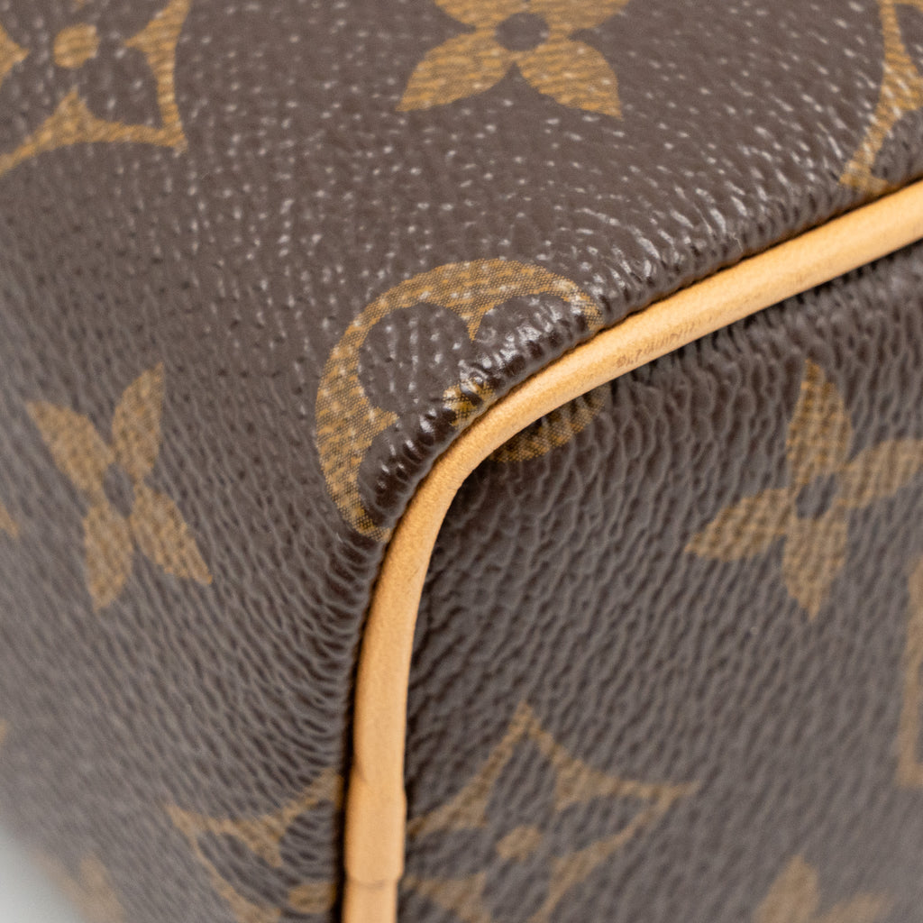LOUIS VUITTON NANO SPEEDY MONOGRAM CANVAS GHW