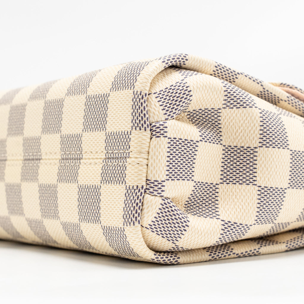 LOUIS VUITTON CROISETTE DAMIER AZUR CANVAS GHW