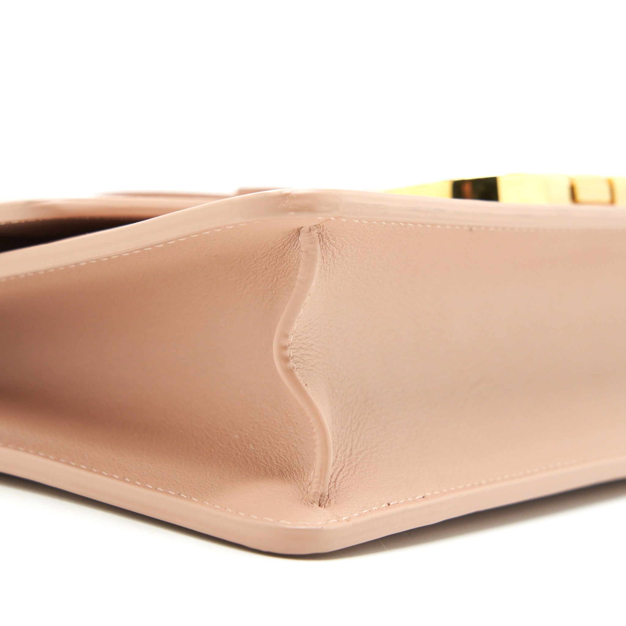 DIOR MONTAIGNE 24 MEDIUM FLAP BAG BEIGE PINK WITH GHW