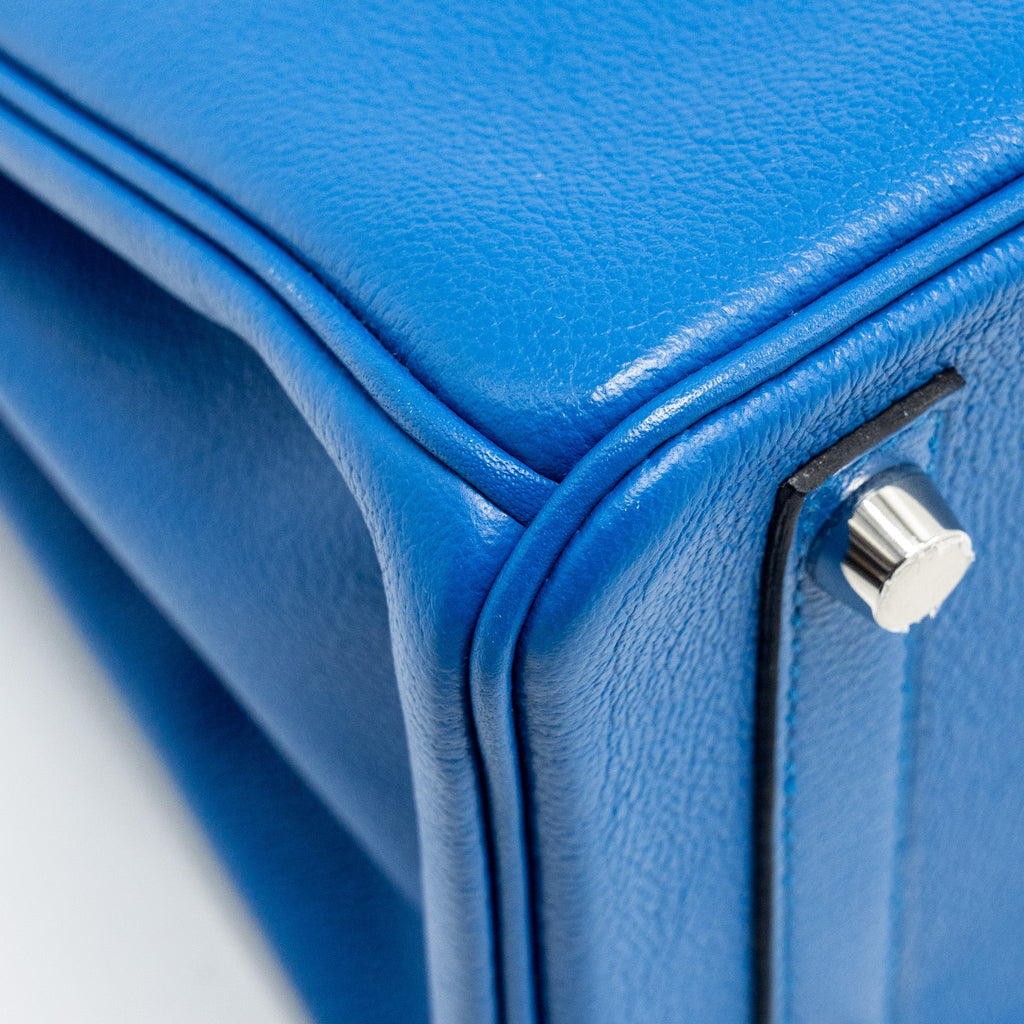 HERMES BIRKIN 25 TAURILLON NOVELLO I7 BLUE ZELLIGE SHW