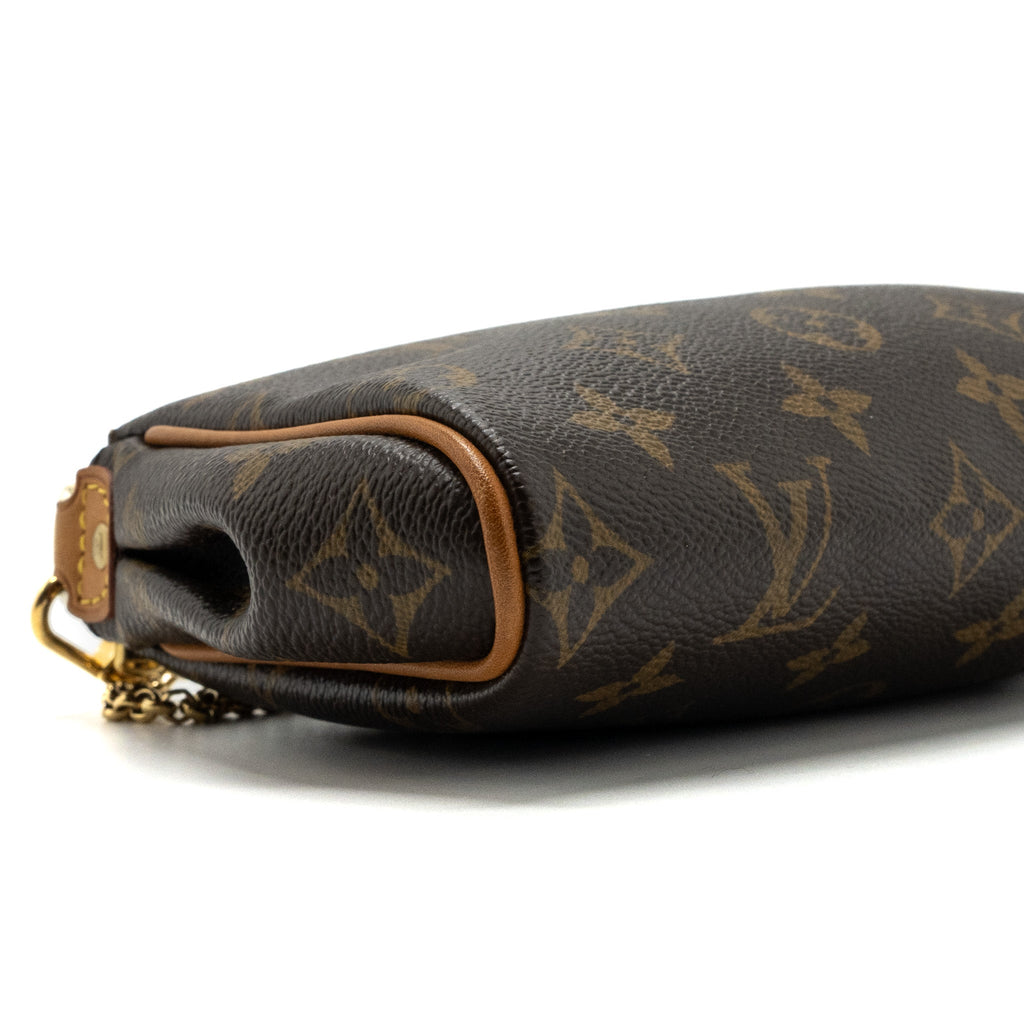 LOUIS VUITTON EVA POCHETTE MONOGRAM CANVAS GHW