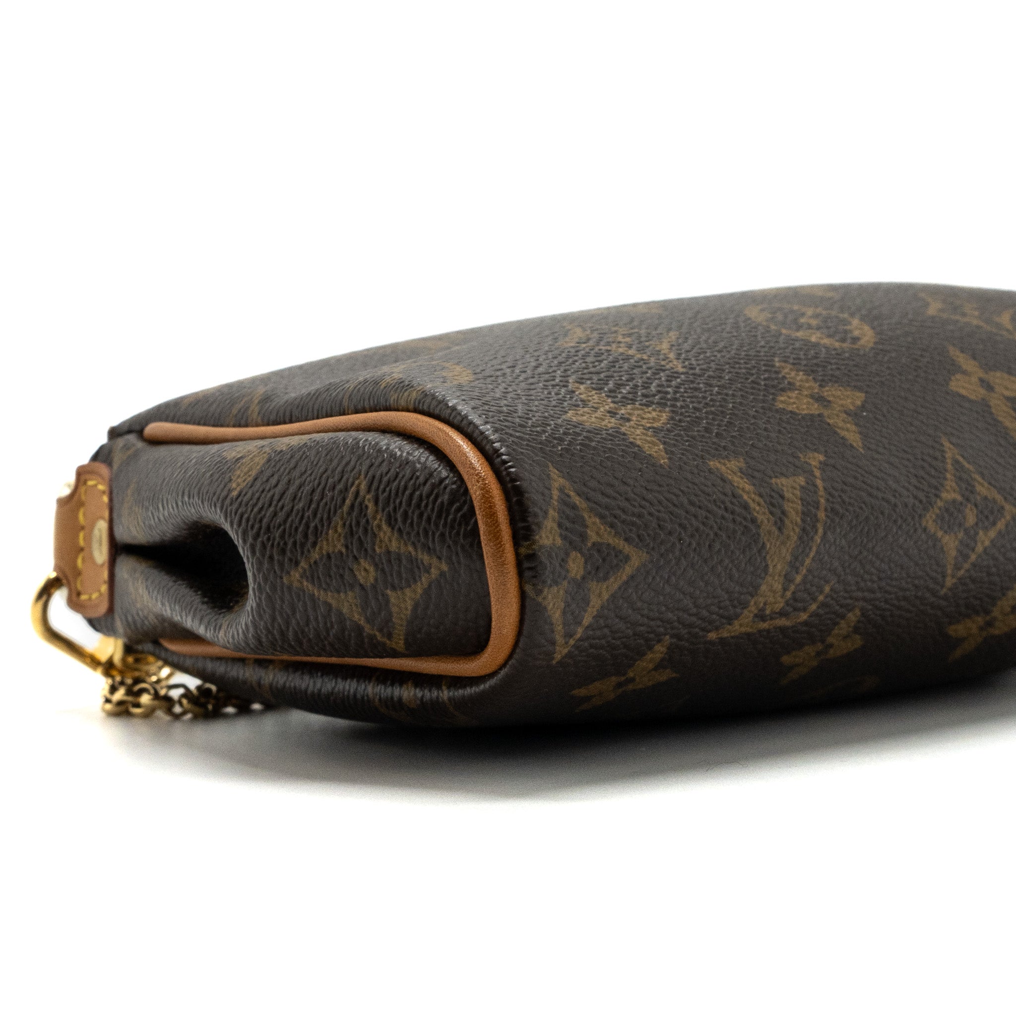 LOUIS VUITTON EVA POCHETTE MONOGRAM CANVAS GHW