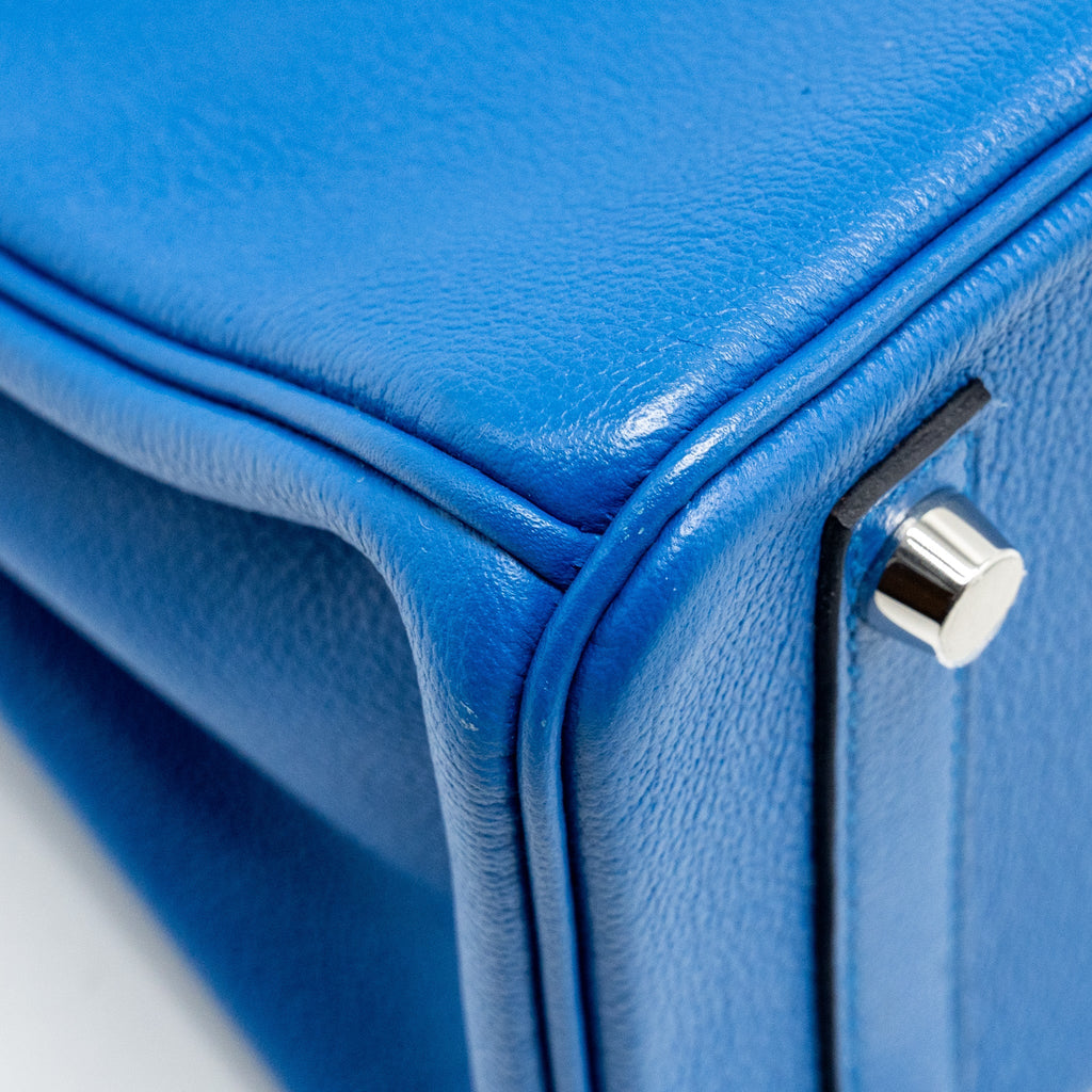 HERMES BIRKIN 25 TAURILLON NOVELLO I7 BLUE ZELLIGE SHW