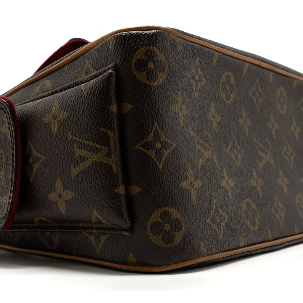 LOUIS VUITTON VINTAGE TOP HANDLE BAG MONOGRAM CANVAS GHW