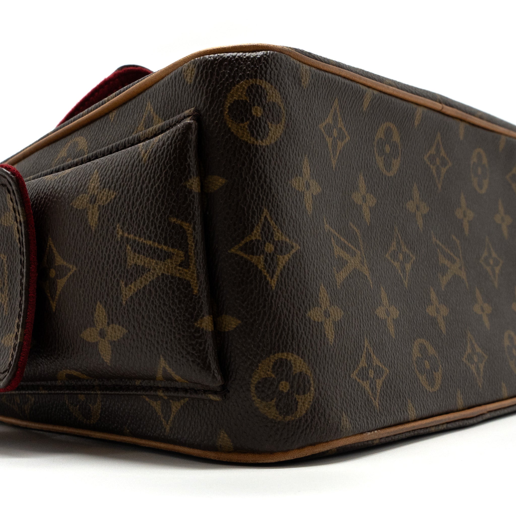 LOUIS VUITTON VINTAGE TOP HANDLE BAG MONOGRAM CANVAS GHW