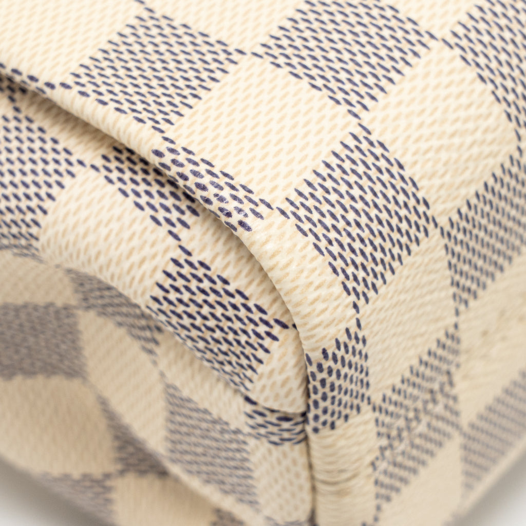 LOUIS VUITTON CROISETTE DAMIER AZUR CANVAS GHW