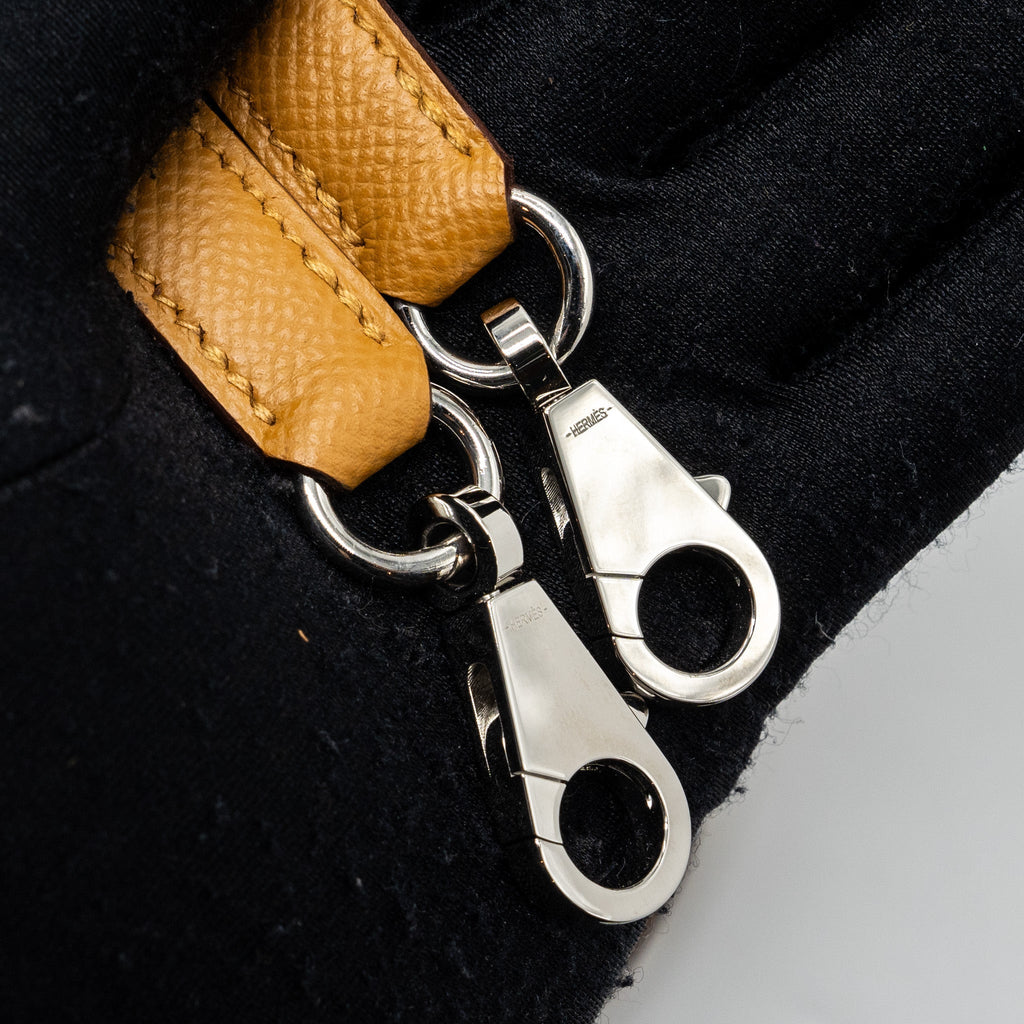 HERMES KELLY 25 EPSOM NATA / JAUNE POUSSIN / SESAME SHW