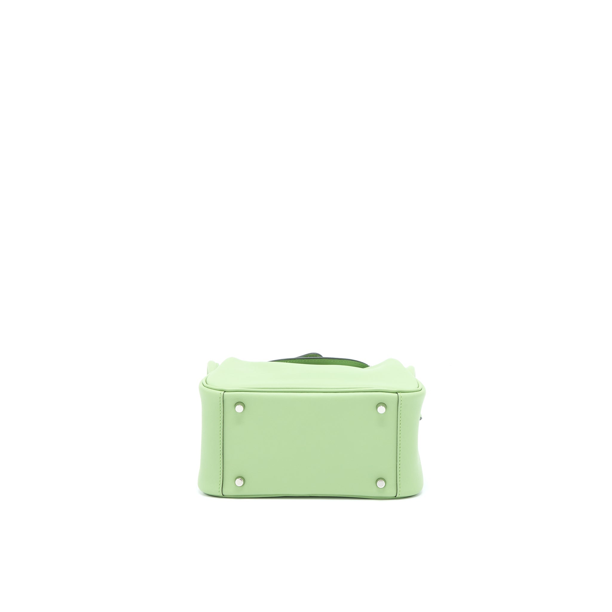 HERMES MINI LINDY SWIFT VERT CRIQUET SHW